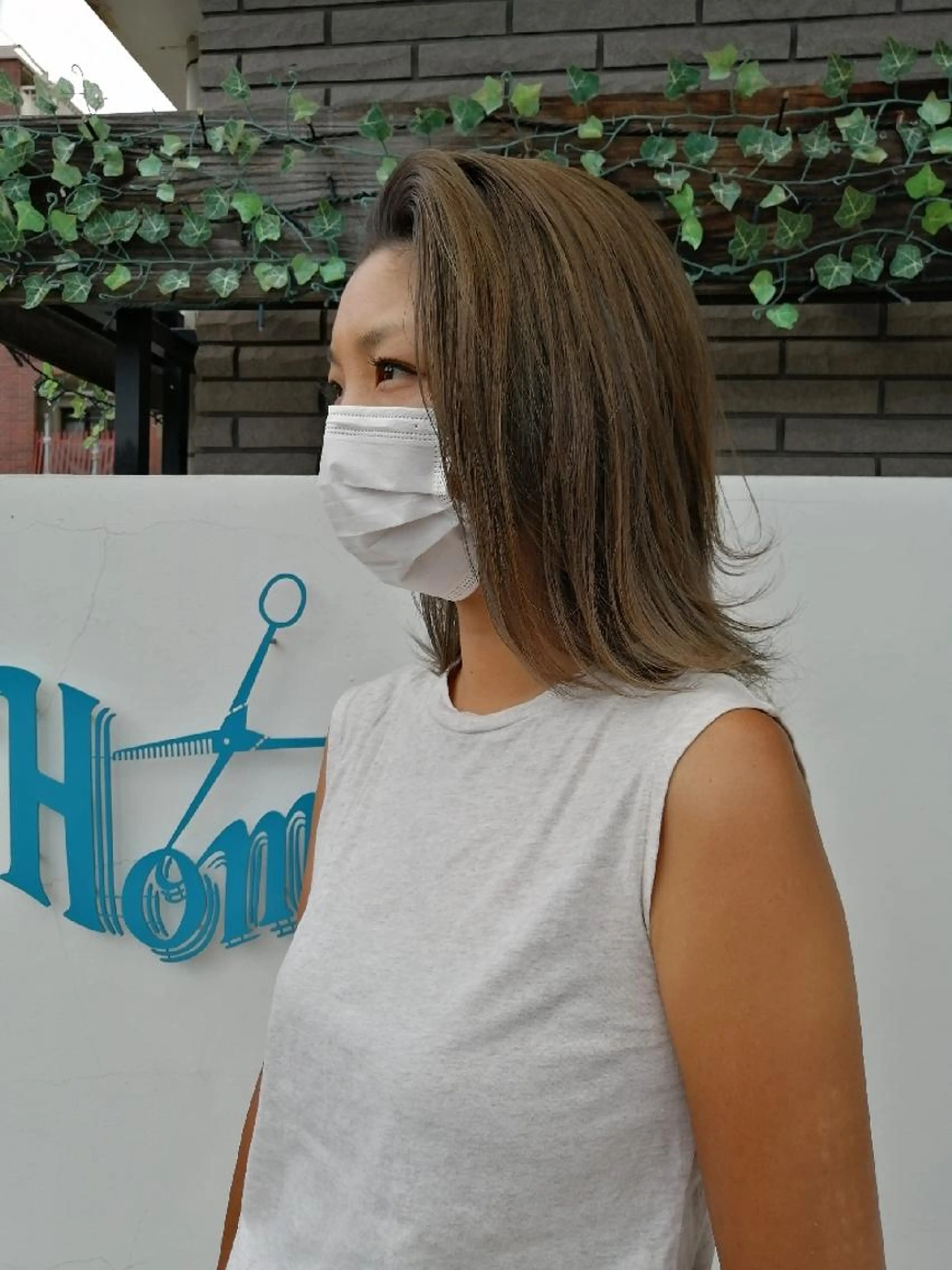 新規限定カット+バレイヤージュカラーの写真