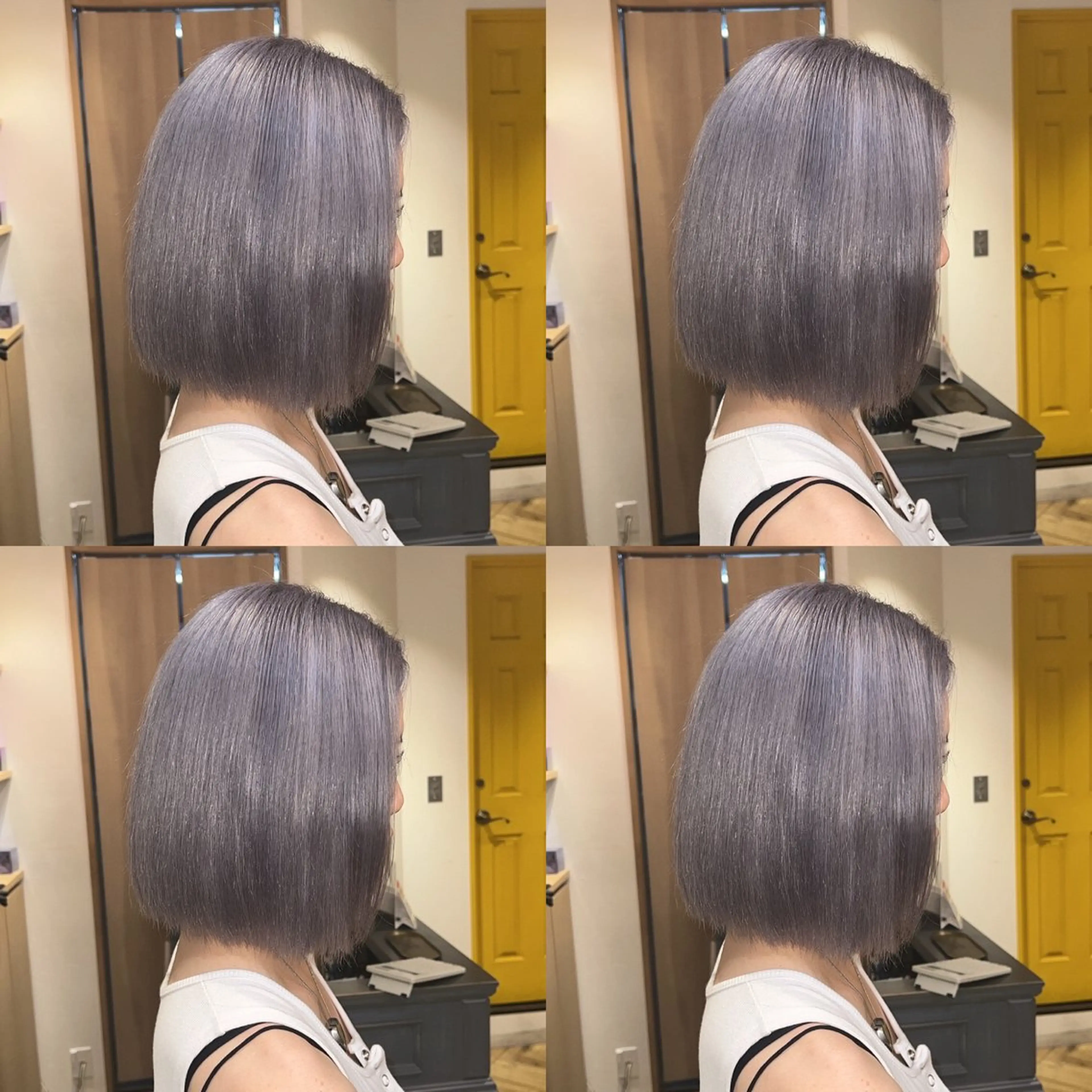 ショート カラー ヘアカラー トリートメント ✨髪質改善✖︎顔周り レイヤー✨ナカムラのヘアスタイル