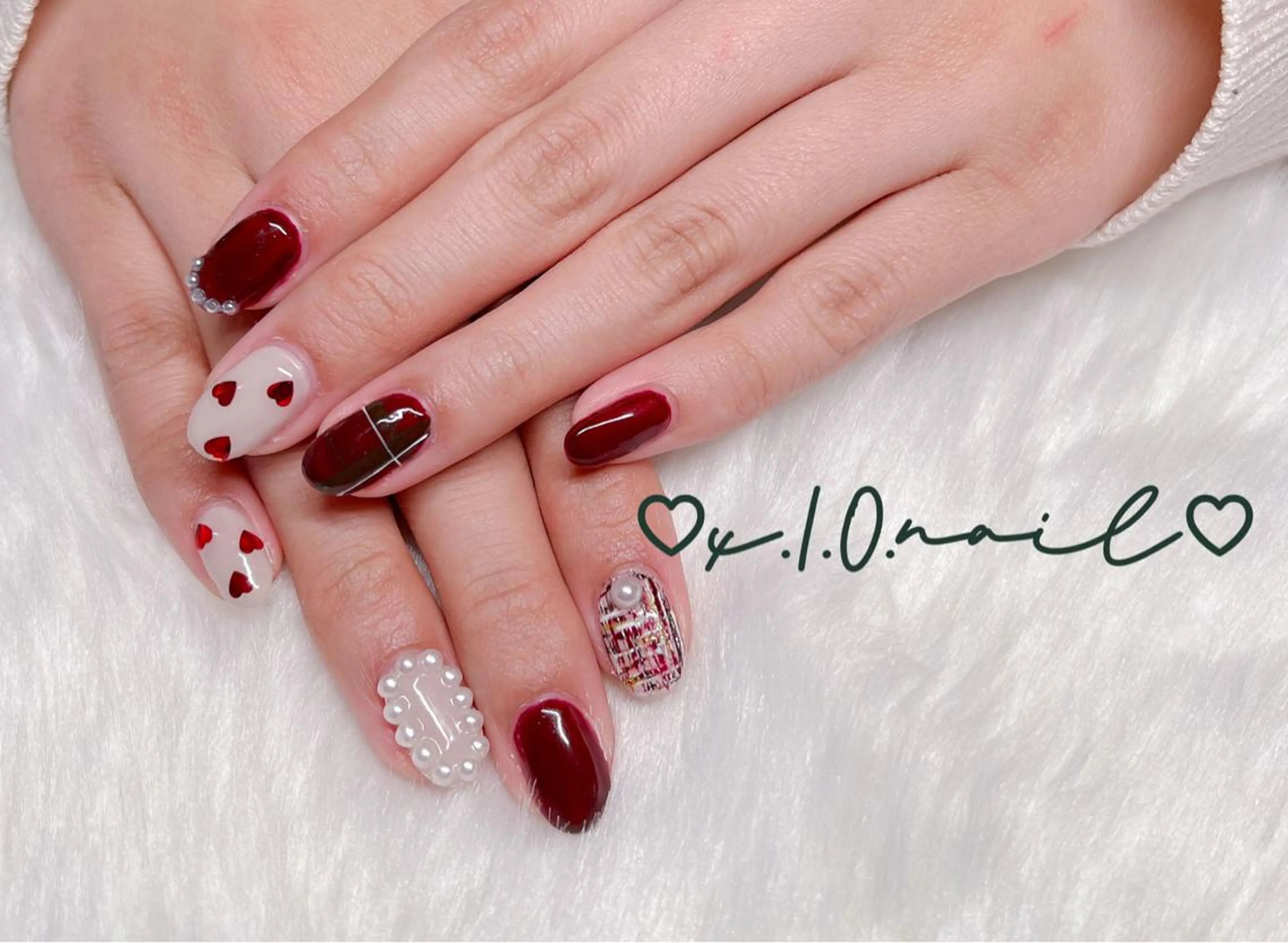 ネイル アニマル柄 アートネイル ニュアンスネイル ネイルチップ ハンドネイル x.1.0.nail ♡Cのネイルデザイン