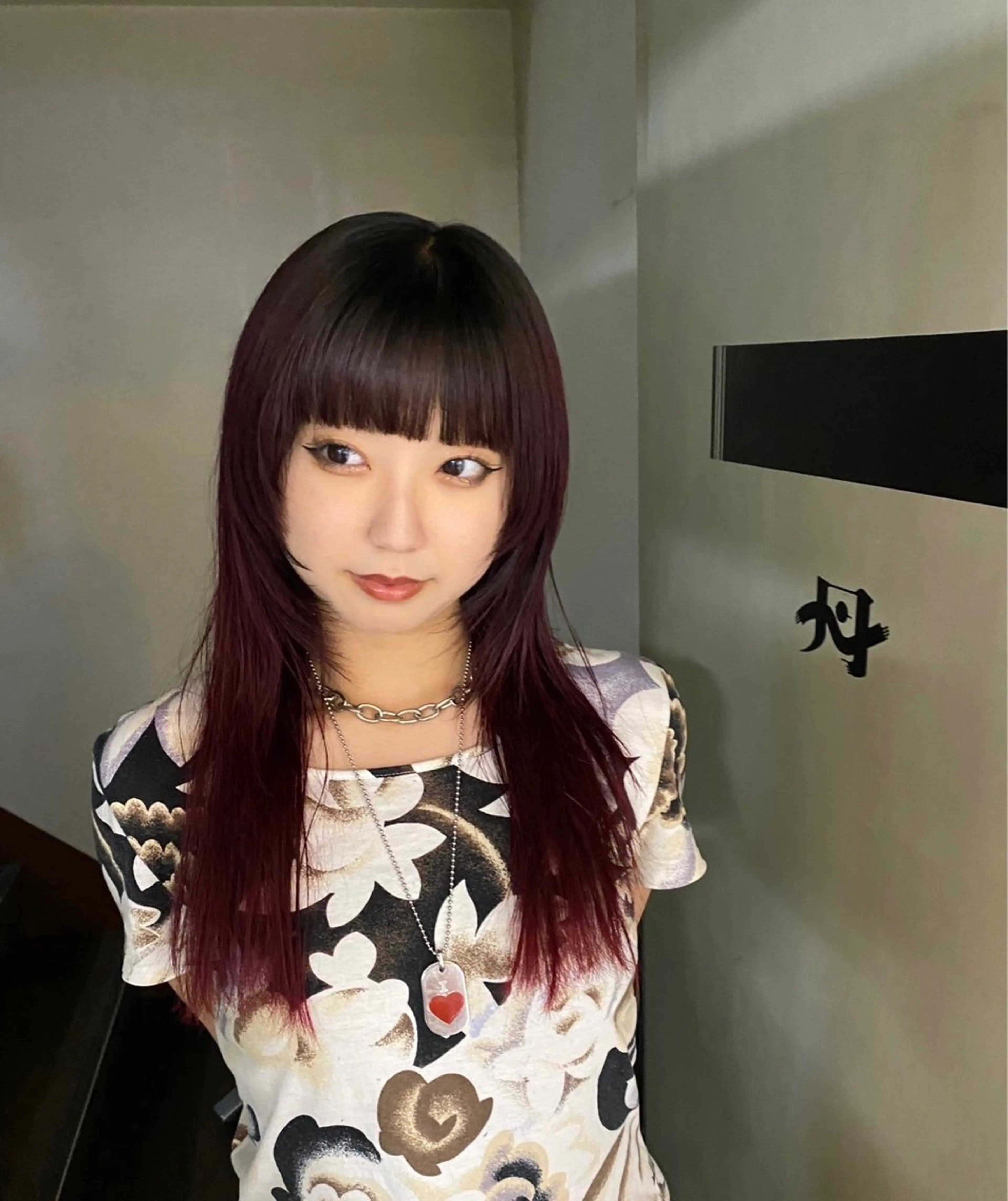 ミディアム カラー 繭所属・こはる／ハードパーマ /癖毛風パーマ🧃のヘアスタイル