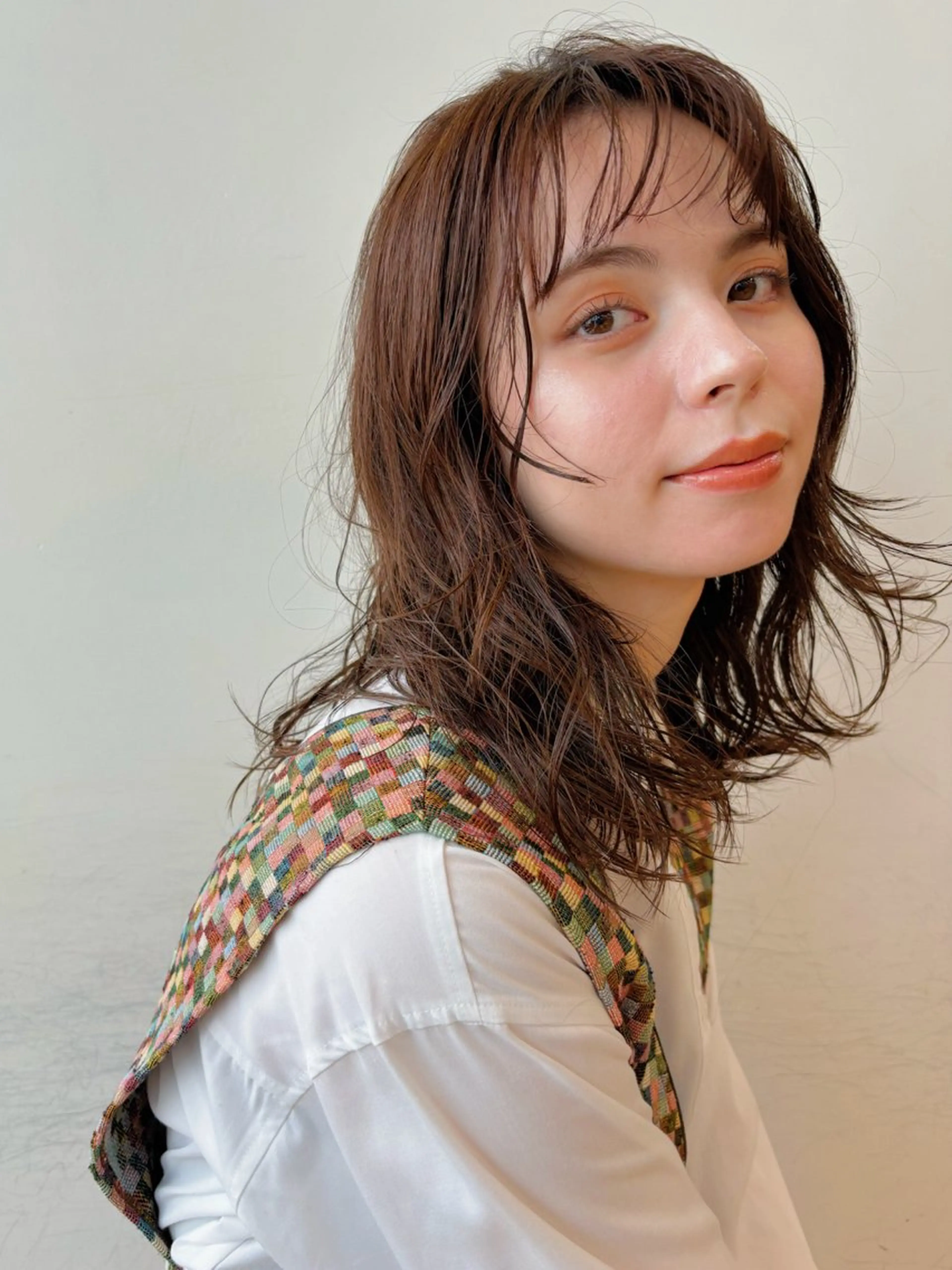 パーマ カット パーマ トリートメント ボブ/ミディアム 親しみやすさ/さくらのヘアスタイル