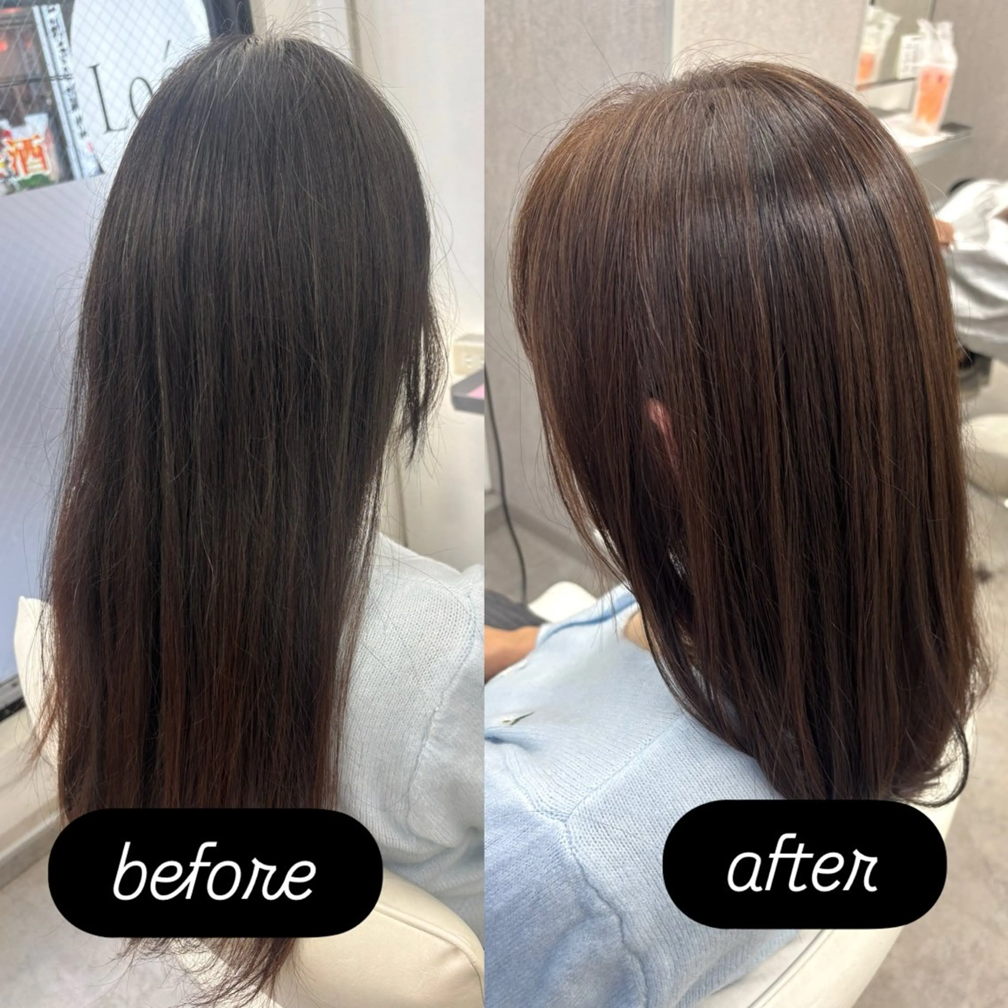 セミロング ヘアカラー 関山浩平ショート /ボブ/ヘアセットのヘアスタイル