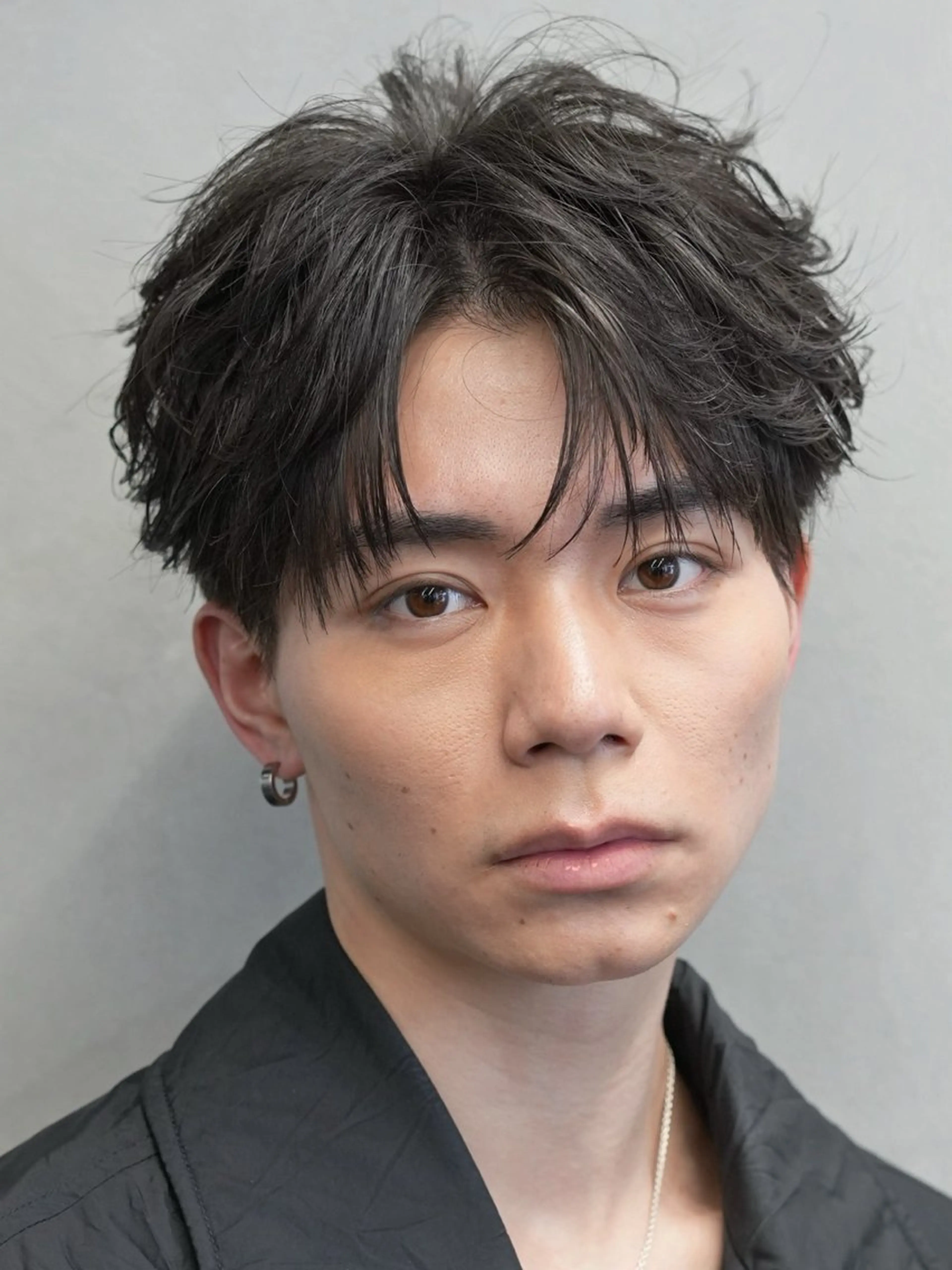 メンズ フェザーパーマ マッシュ メンズパーマ 学生（メンズ向け） メンズツイストパーマ fifth/原宿/ シャドウパーマ/カズのヘアスタイル