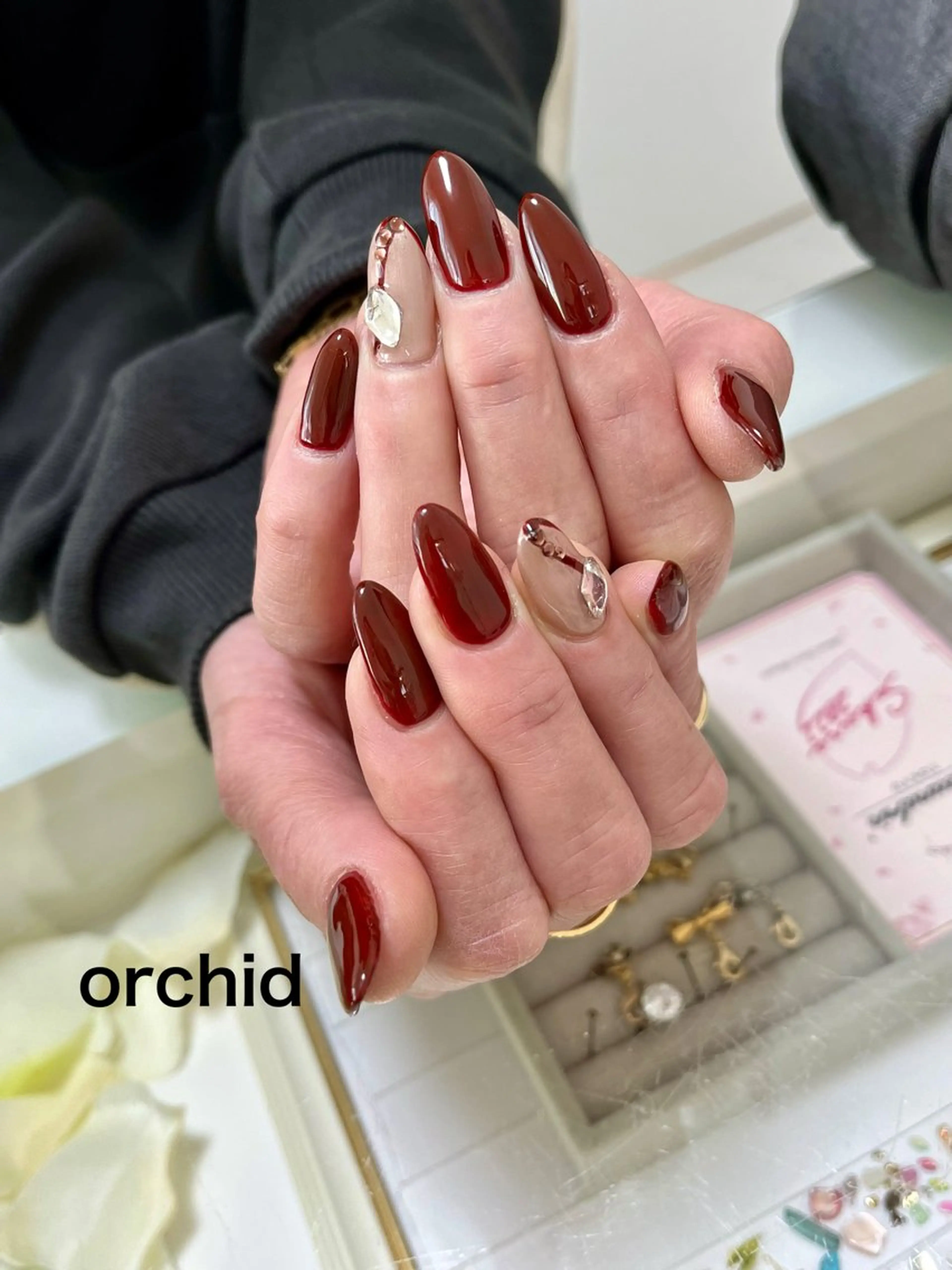 ネイル orchid ♡オーキッドのネイルデザイン
