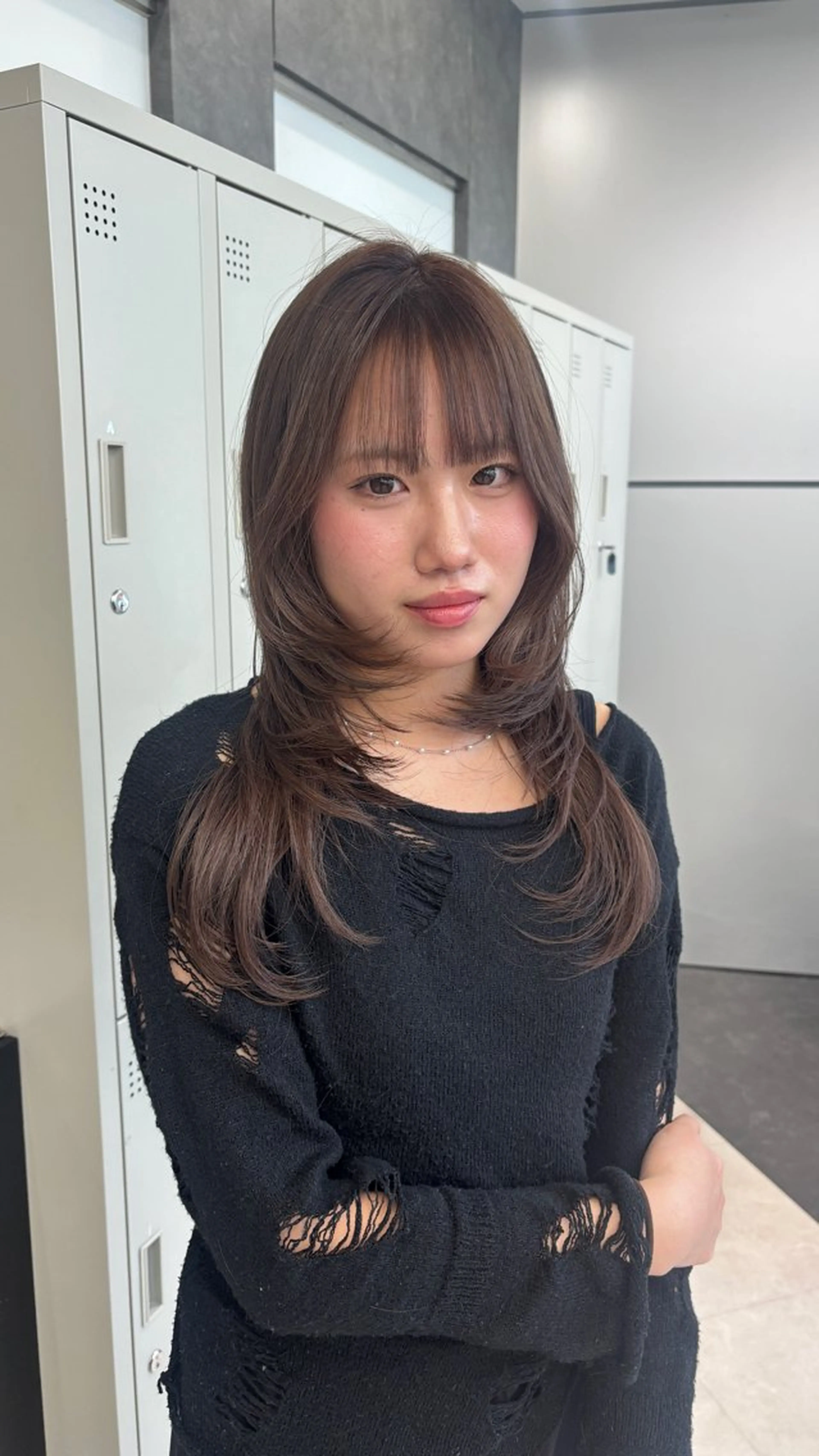 カラー ヘアアレンジ ヘアカラー トリートメント ヘアセット ハッシュカット/ ミルクティー/ みうのヘアスタイル
