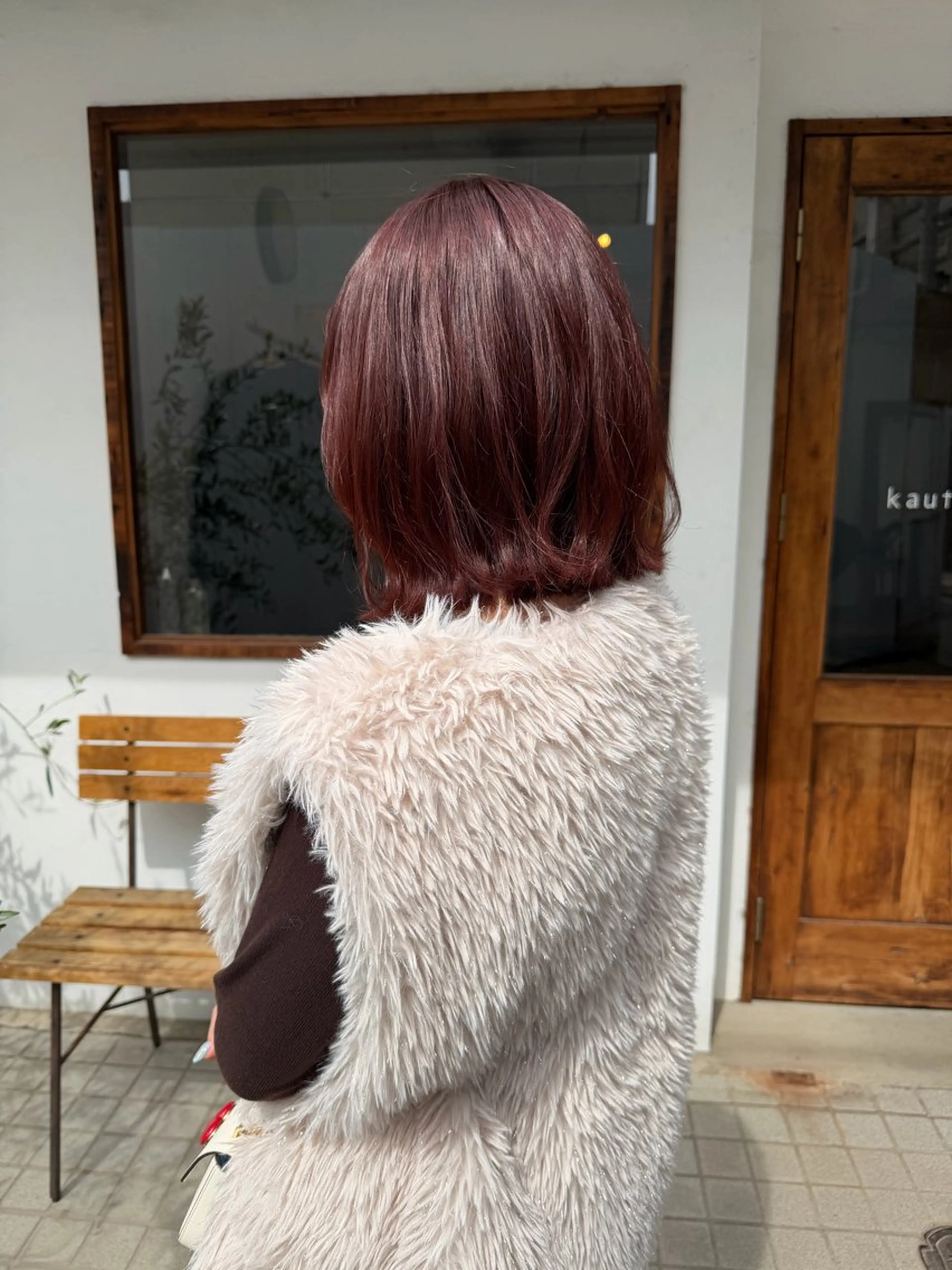 カラー 山崎 奈瑠のヘアスタイル