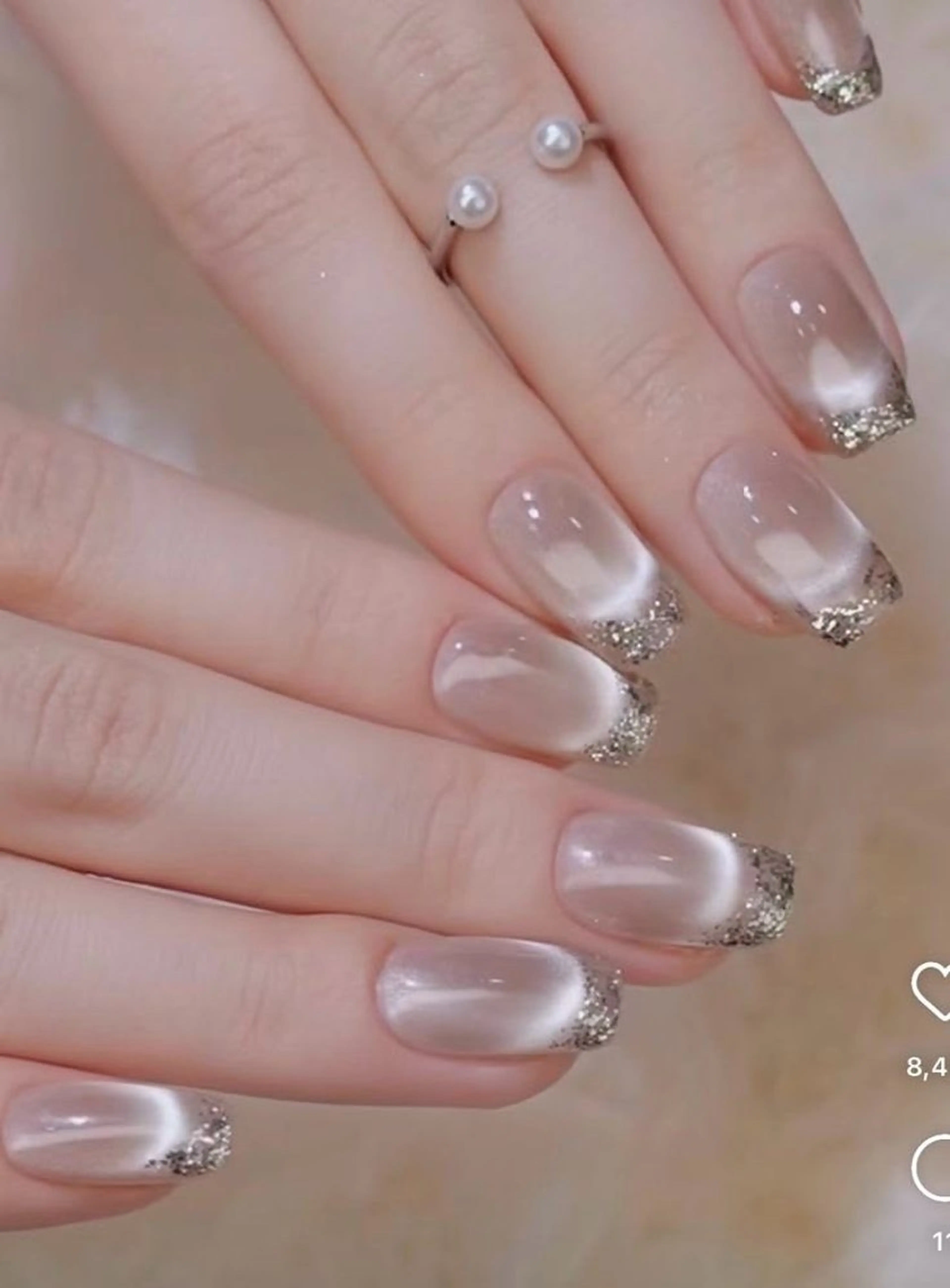ネイル チークネイル フットネイル フレンチネイル グラデーション 韓国ネイル Yuki nail staffのネイルデザイン