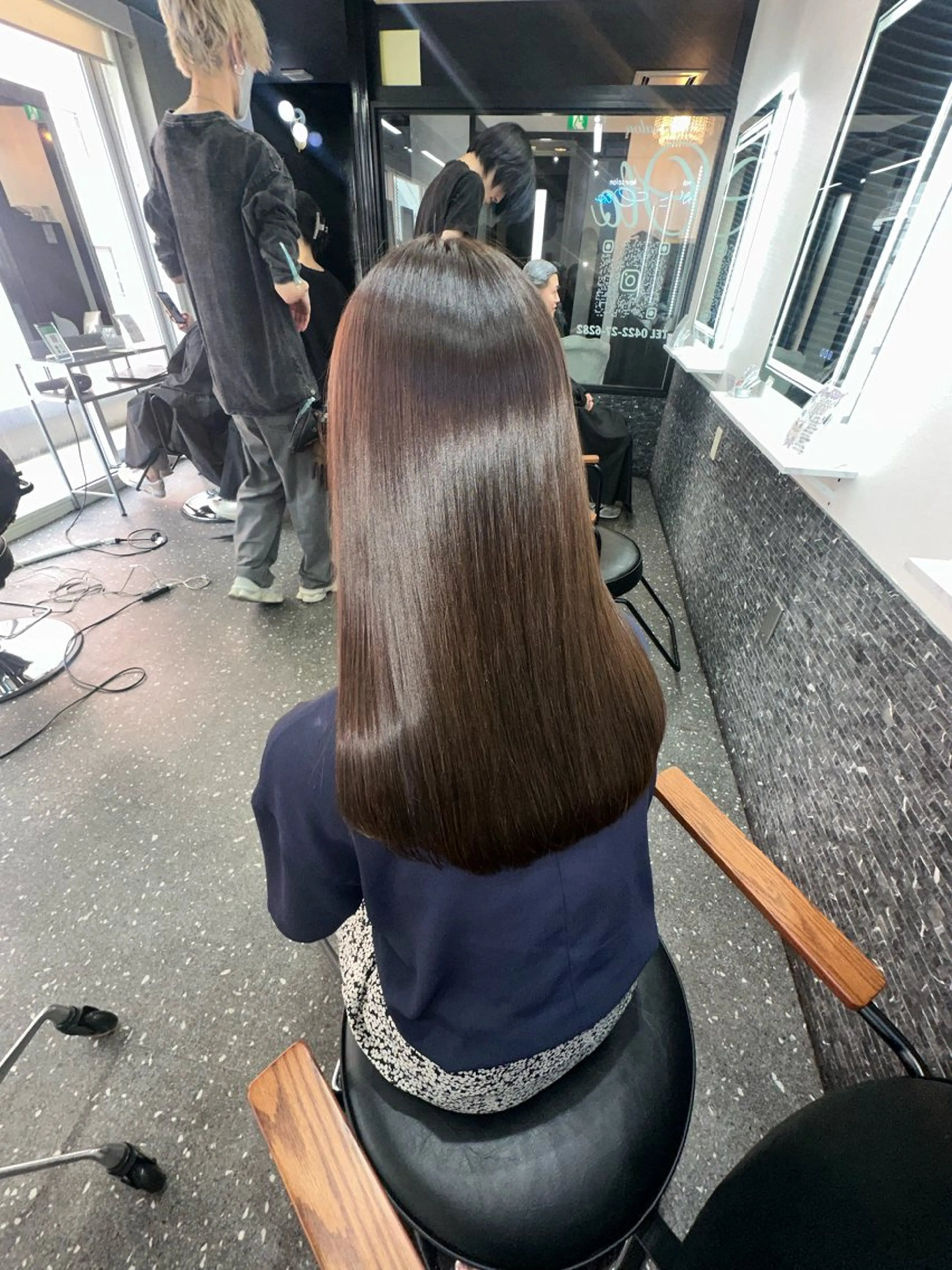 ロング カラー パーマ カット ヘアカラー 縮毛矯正 トリートメント 髪質改善⭐️縮毛矯正 中野⭐️Rinaのヘアスタイル