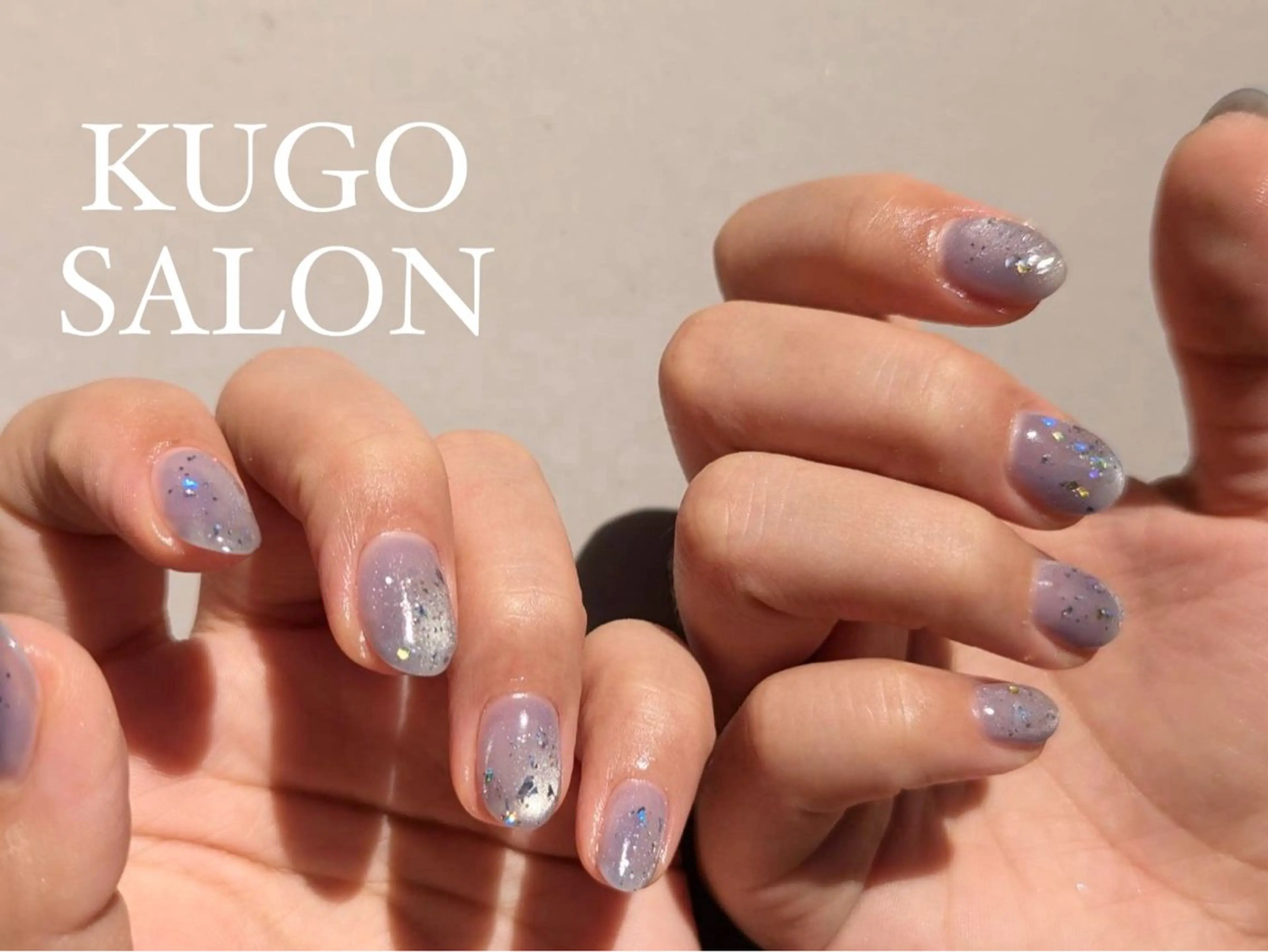 ネイル ラメ(グリッター) マグネットネイル KUGO SALONのネイルデザイン