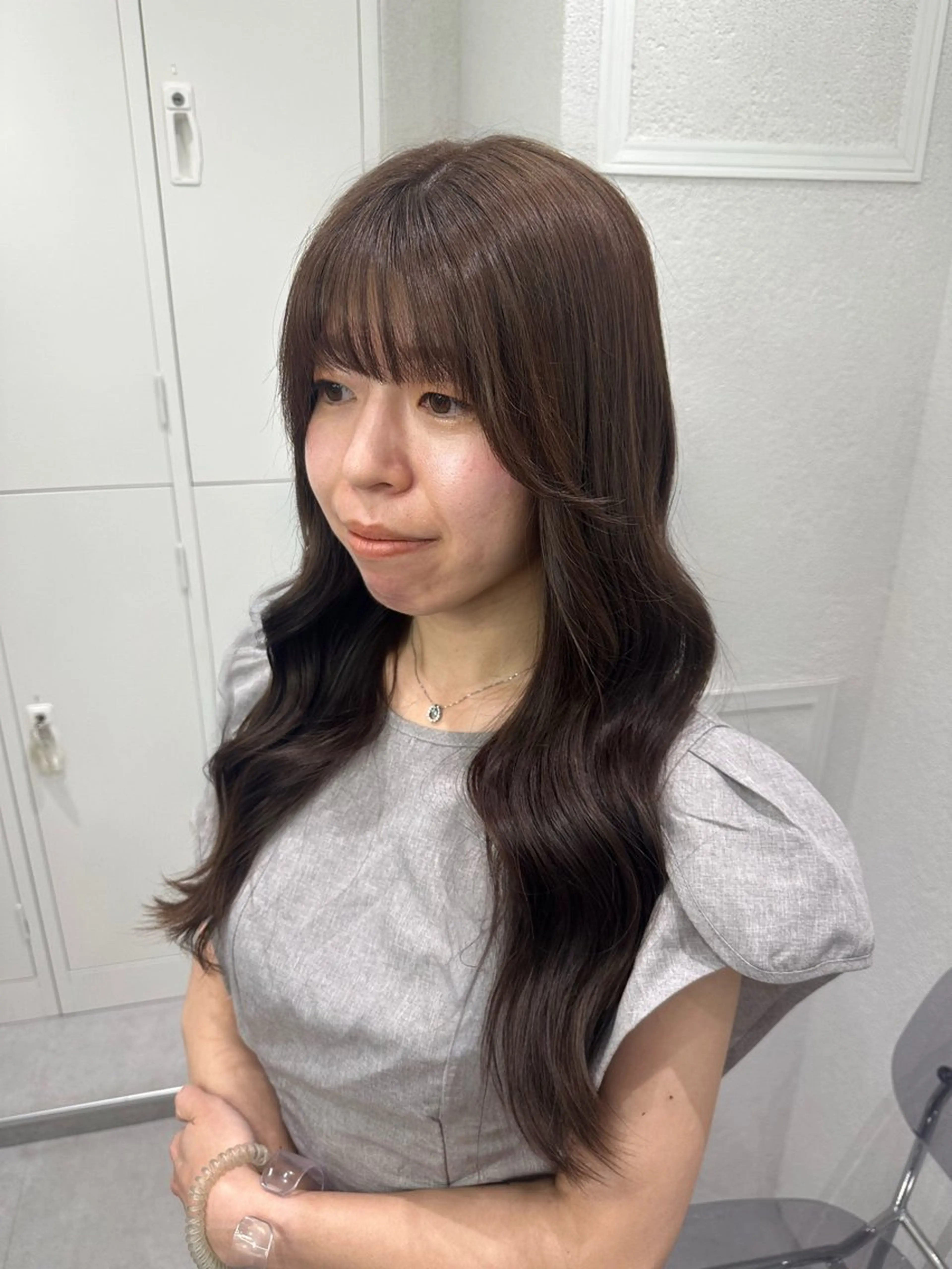 セミロング カラー カット ヘアカラー トリートメント 🪞個室サロン/韓国 艶髪/keito🪞のヘアスタイル