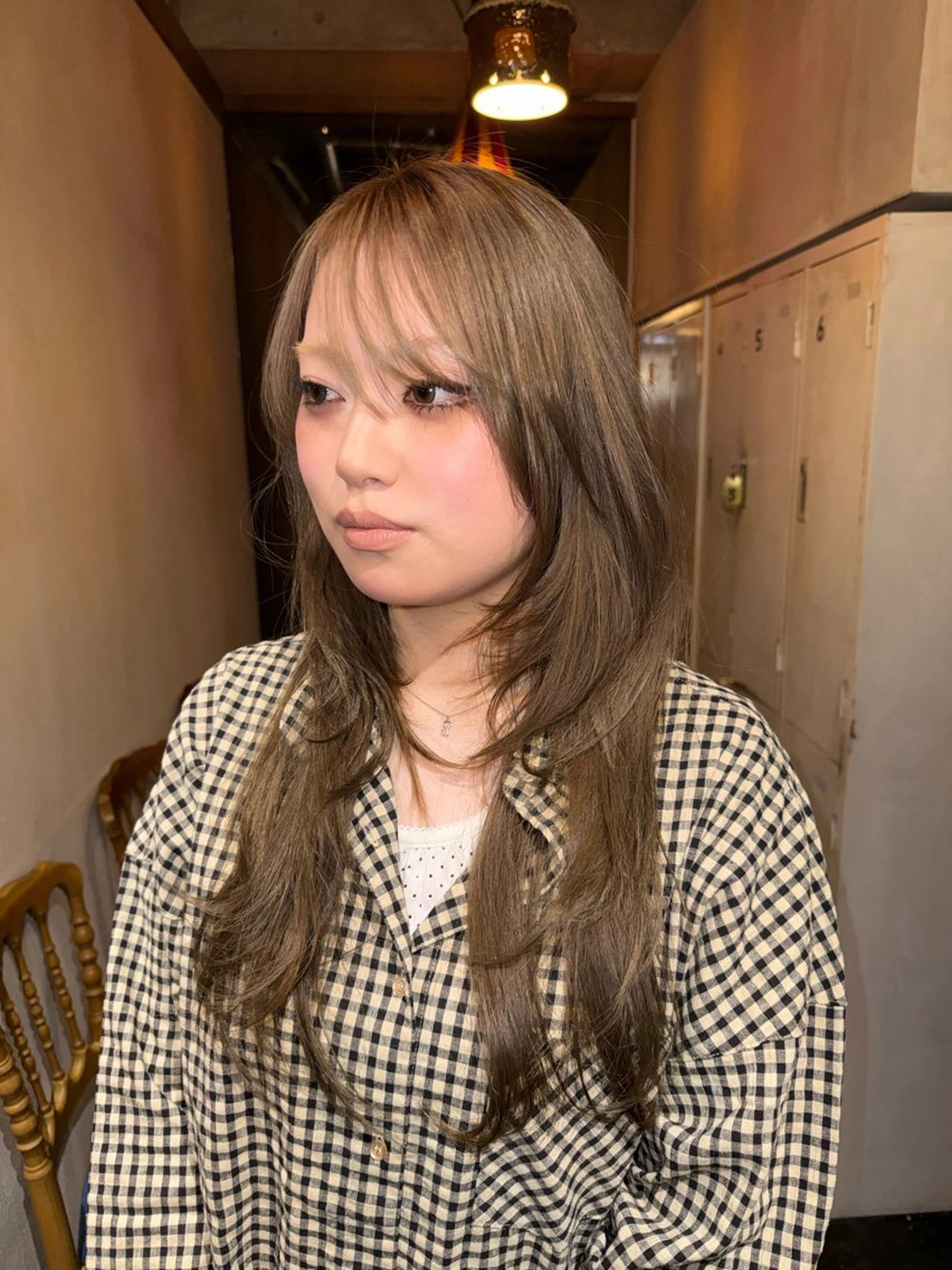 ロング カラー 海外レイヤー/ ブロンドKazuhaのヘアスタイル