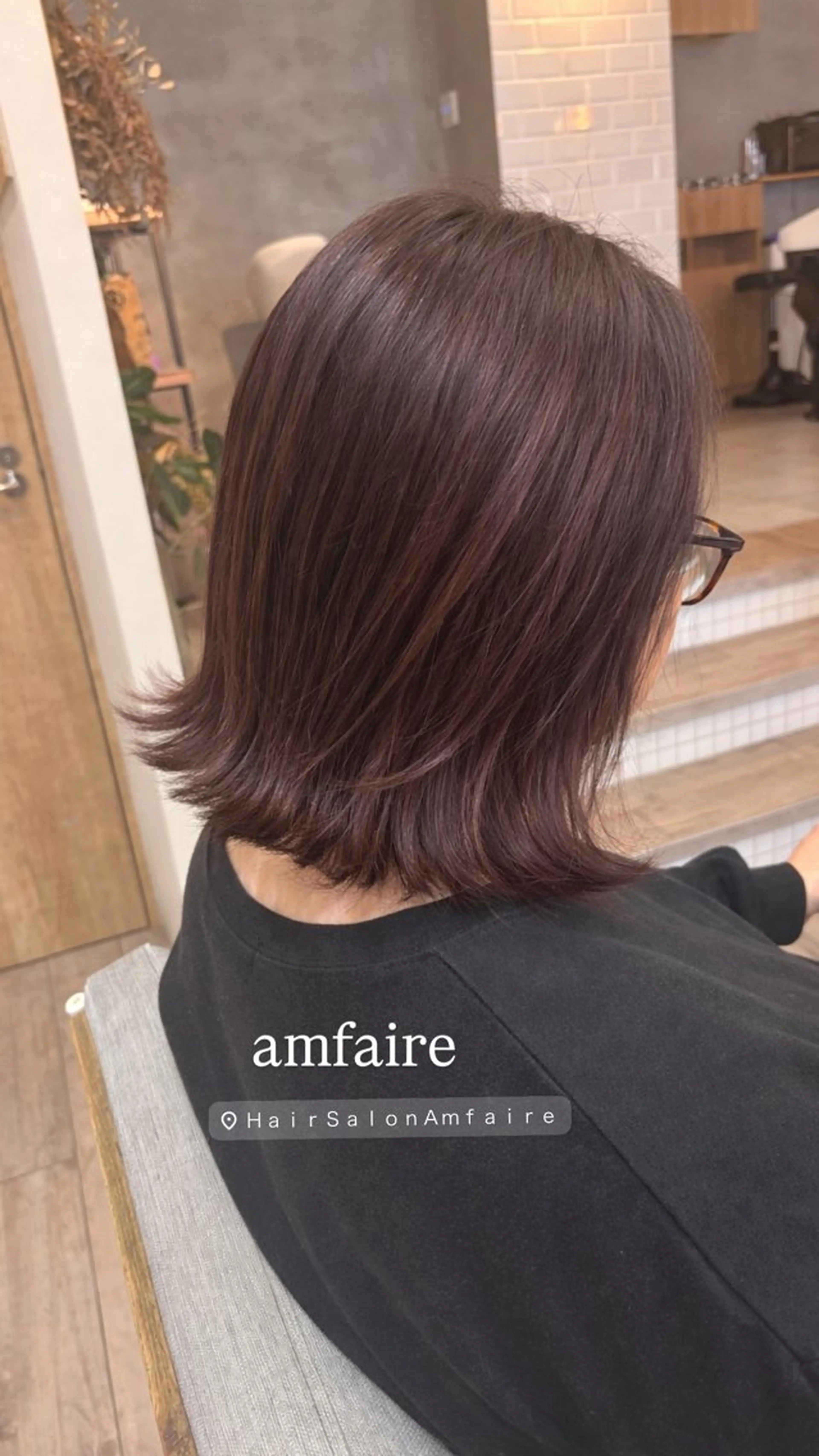 ミディアム shimizu .のヘアスタイル