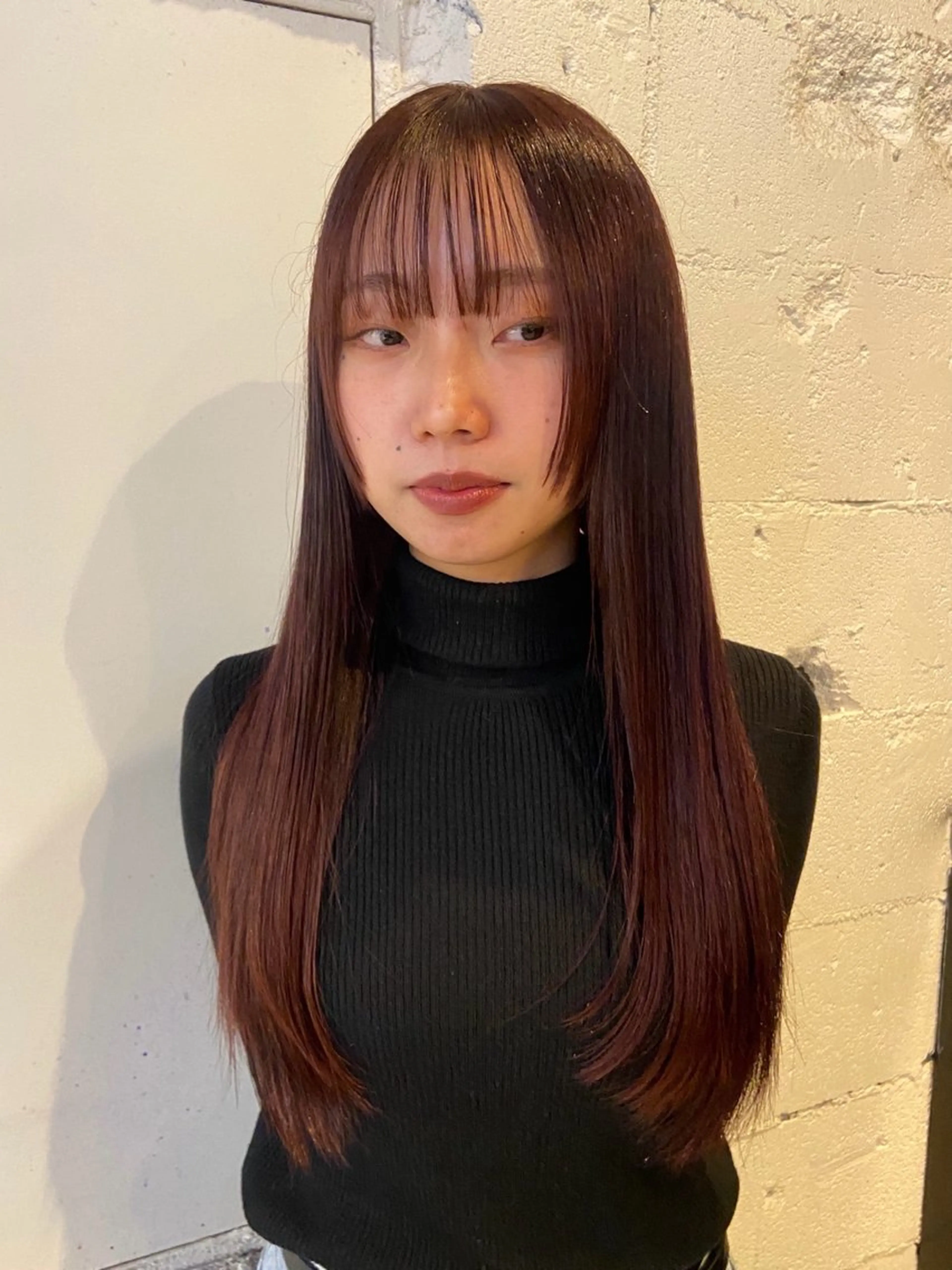 ロング カット トリートメント レディースカット🎀 NANAHAのヘアスタイル