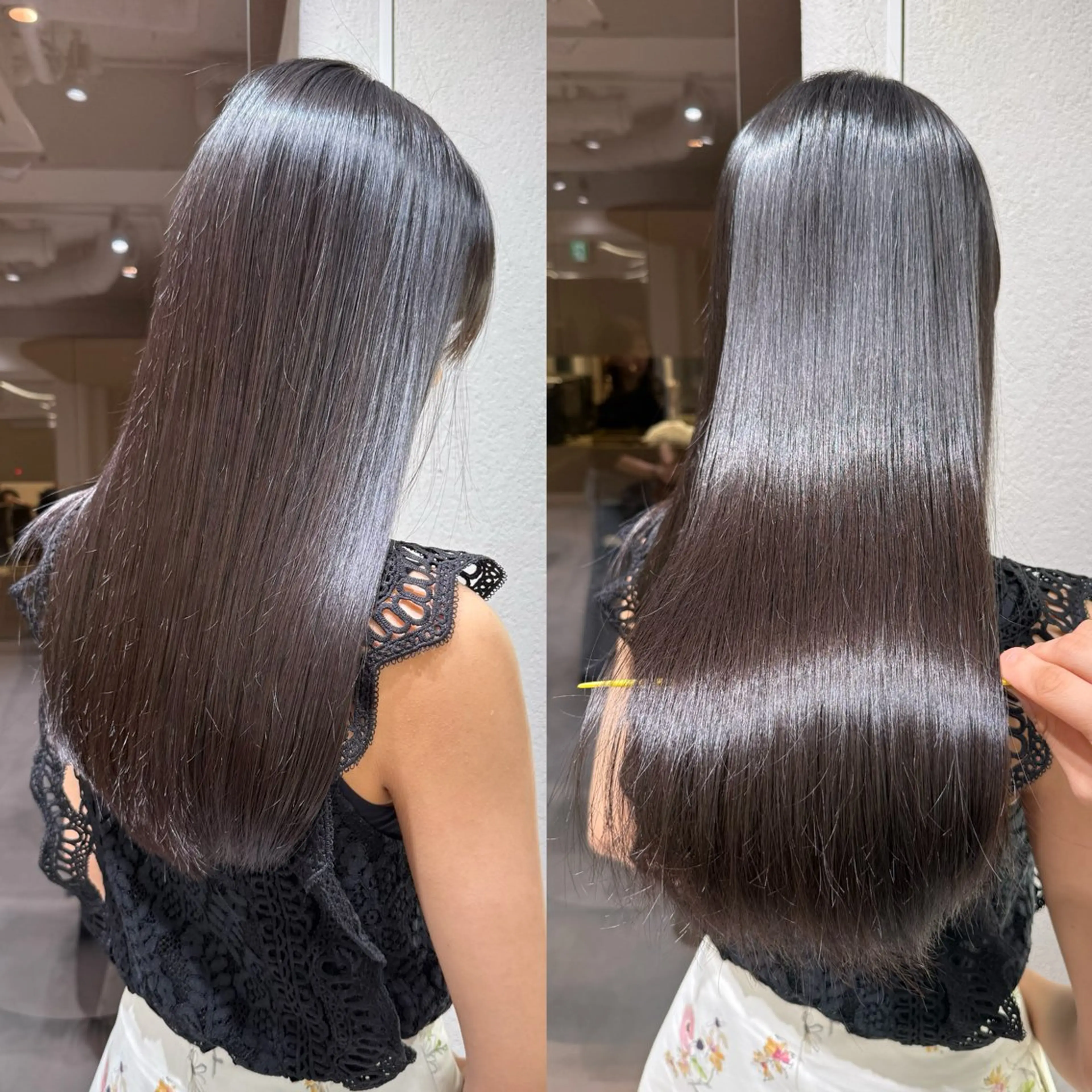 ロング パーマ カット 縮毛矯正 🎀髪質改善🎀 恵比寿/sayuのヘアスタイル