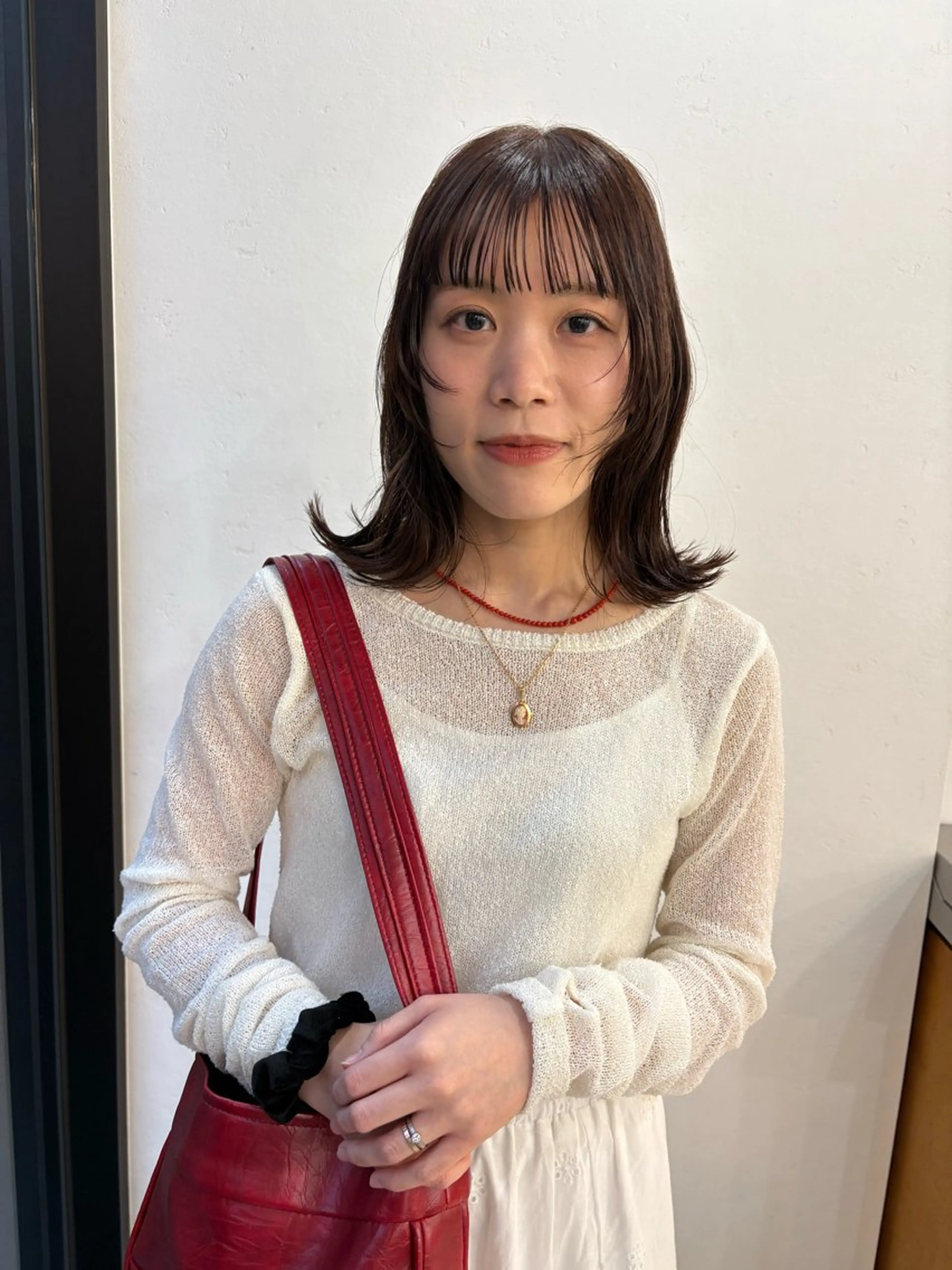 ミディアム カラー カット ヘアカラー eri kinjoのヘアスタイル