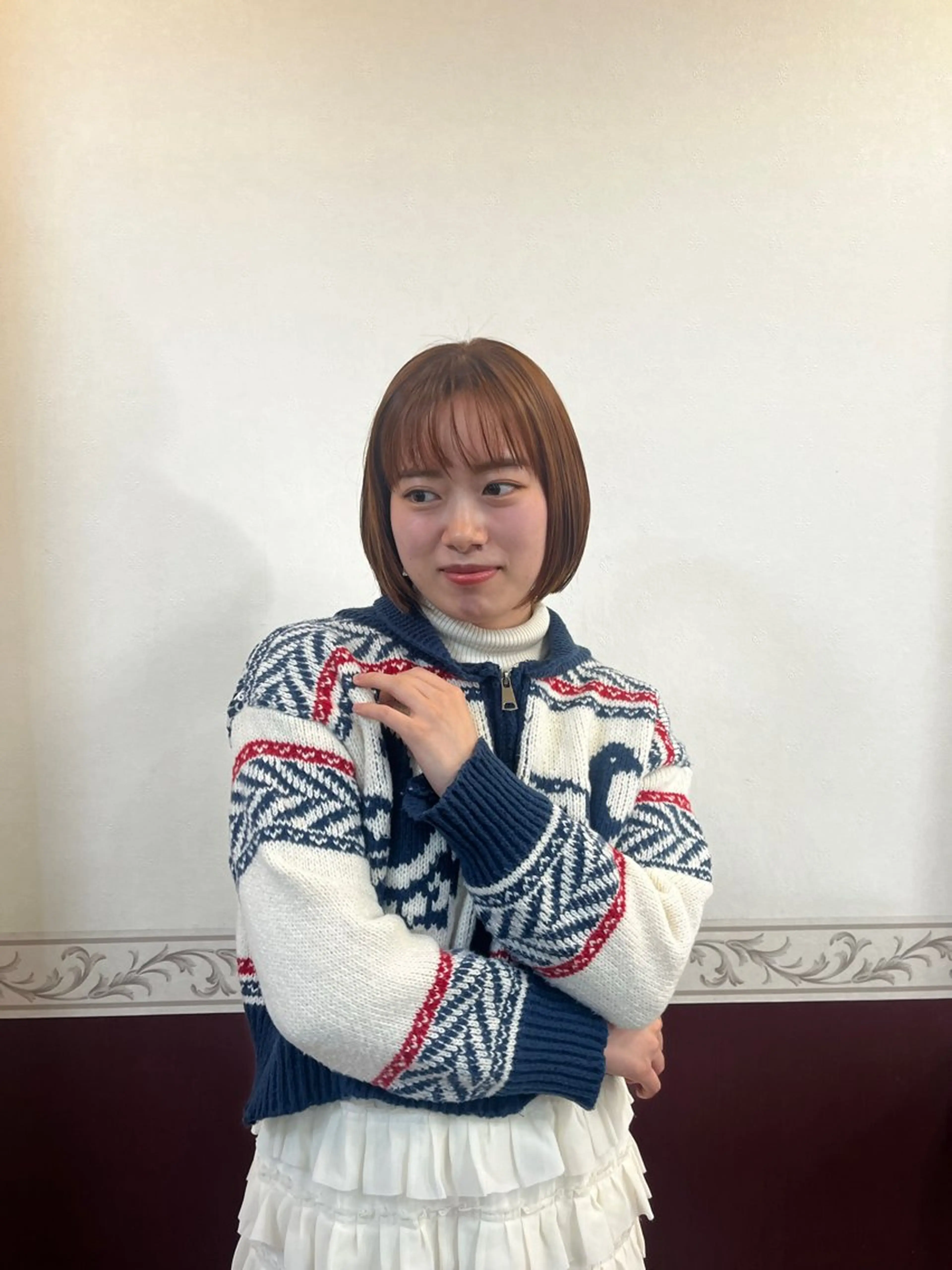 カラー 飯森 裕菜のヘアスタイル