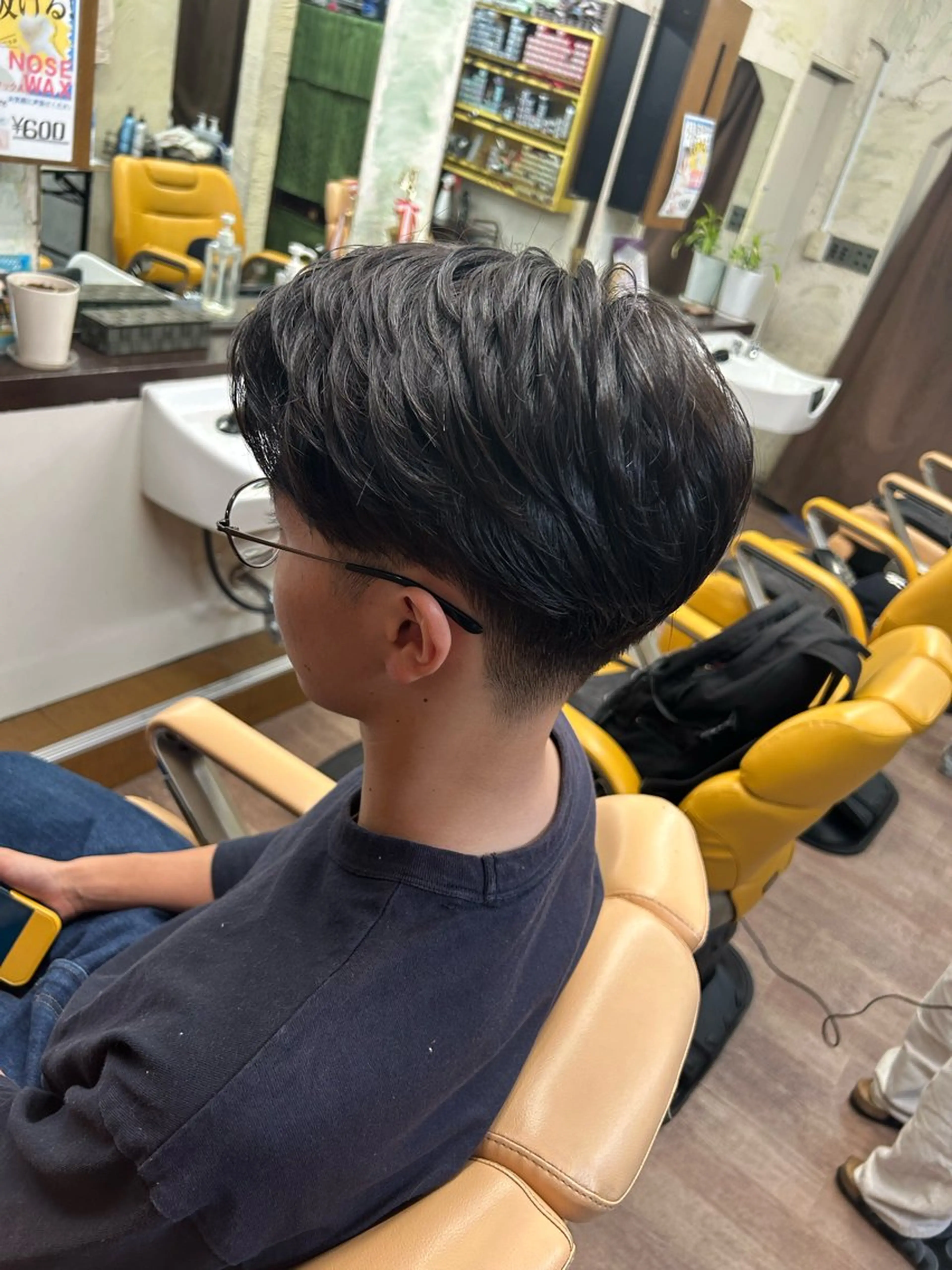 ショート パーマ メンズ メンズパーマ ニュアンスパーマ カット パーマ 新宿メンズカット✂︎ 能戸蒼生💈のヘアスタイル