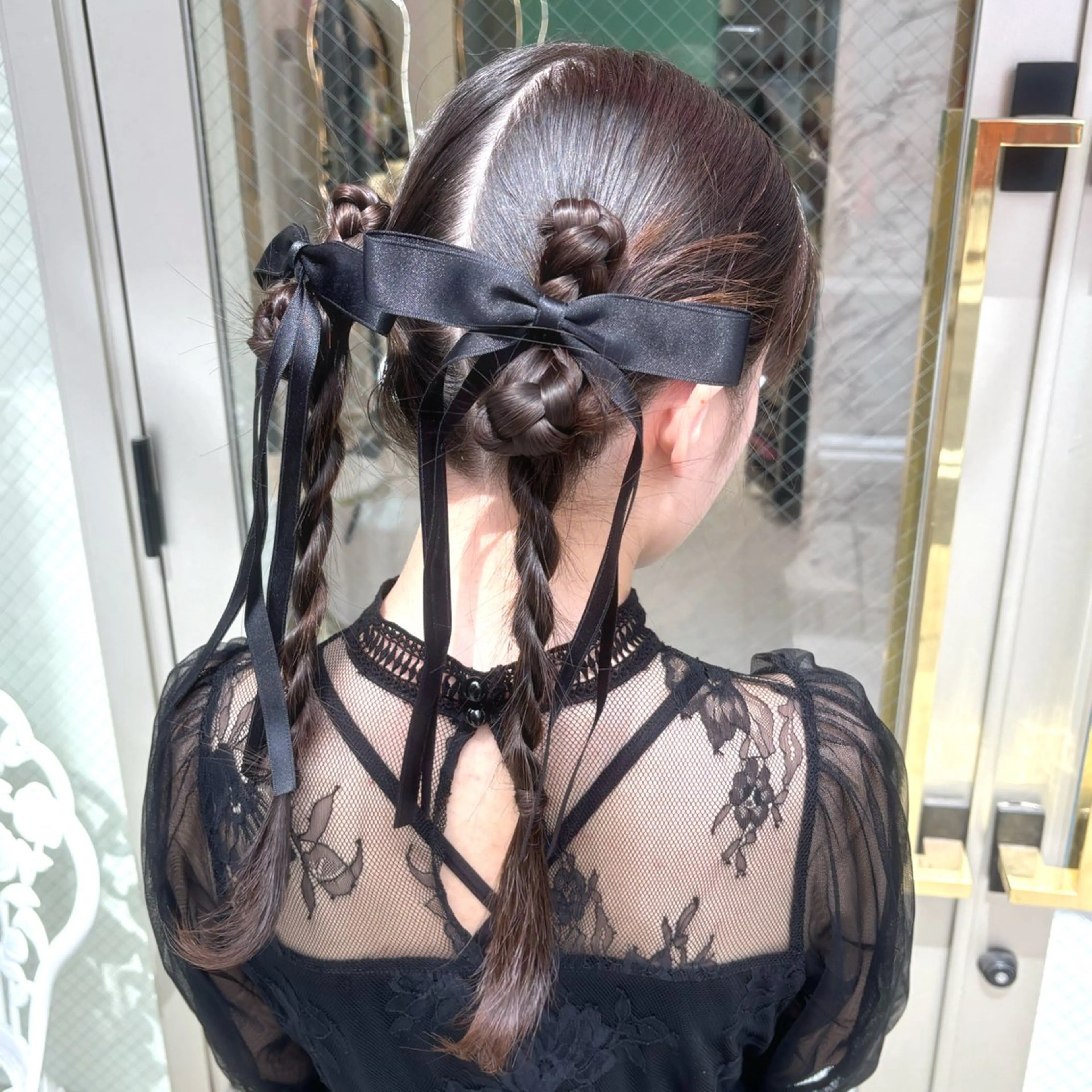 ロング ヘアアレンジ 韓国風ヘア 後藤 瑠菜のヘアスタイル