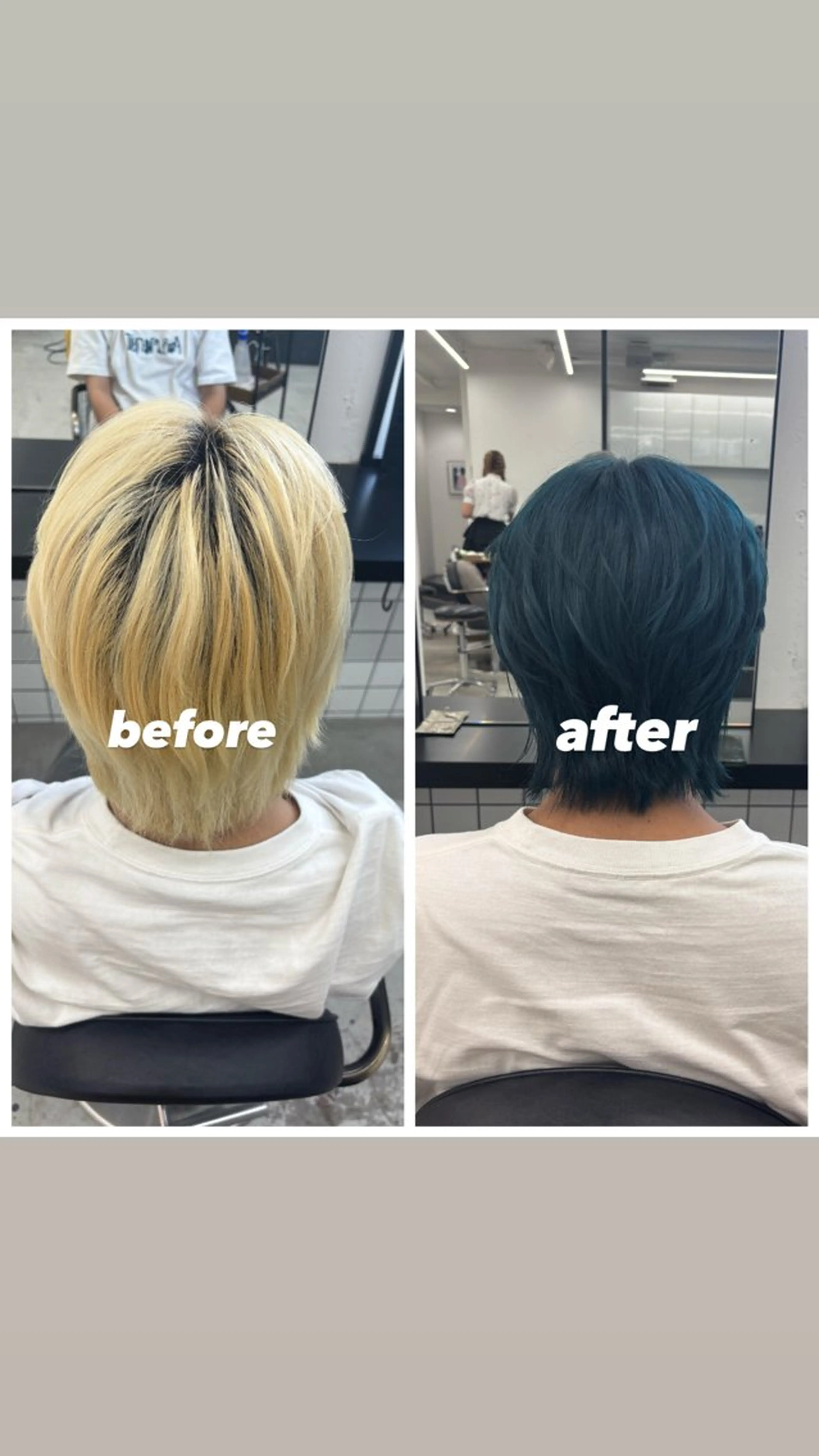 カラー メンズ ブルーカラー 🌼あいり🌼 JILLSTUDIOのヘアスタイル