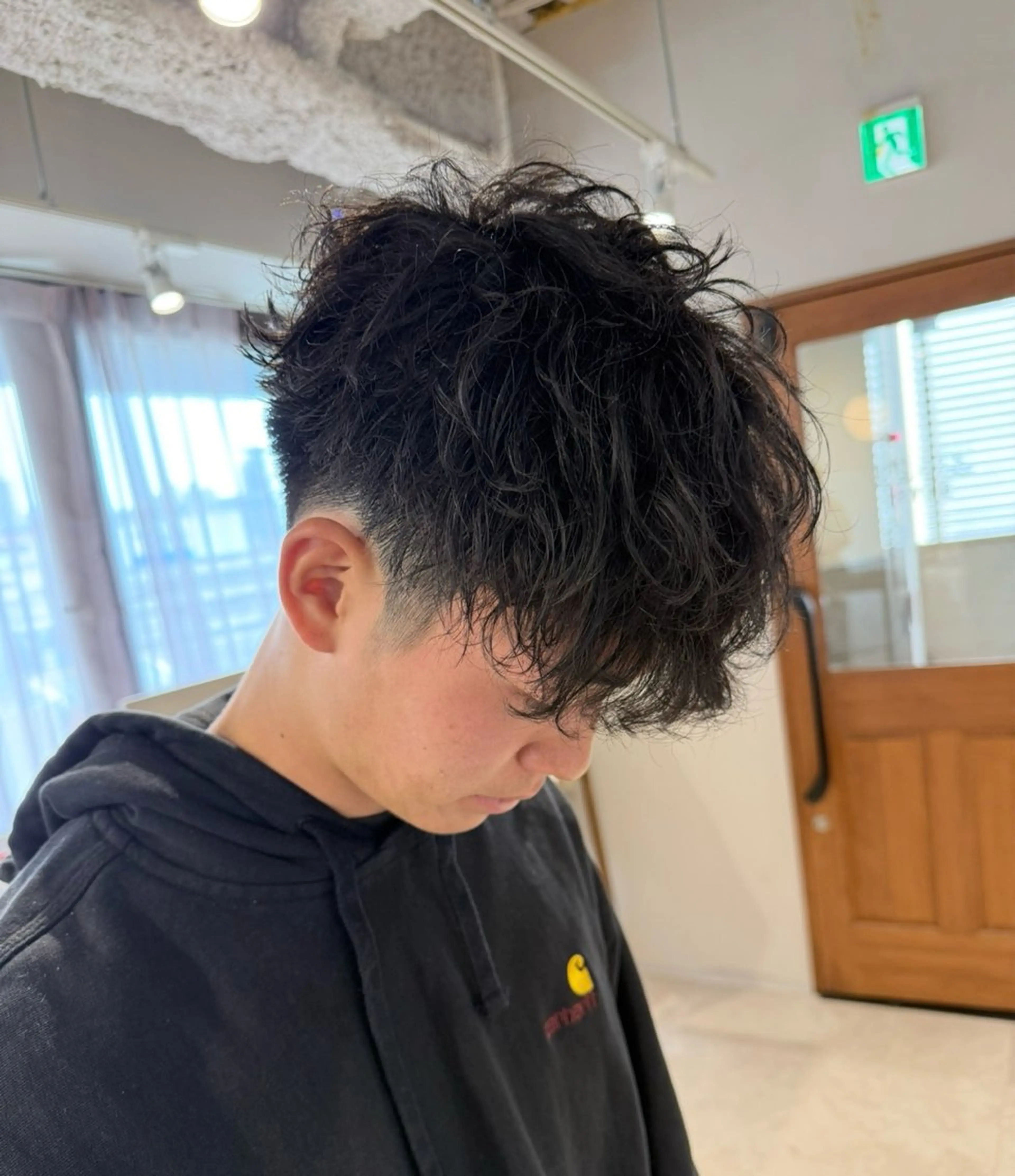 メンズ メンズパーマ 岡本 太陽☀️のヘアスタイル