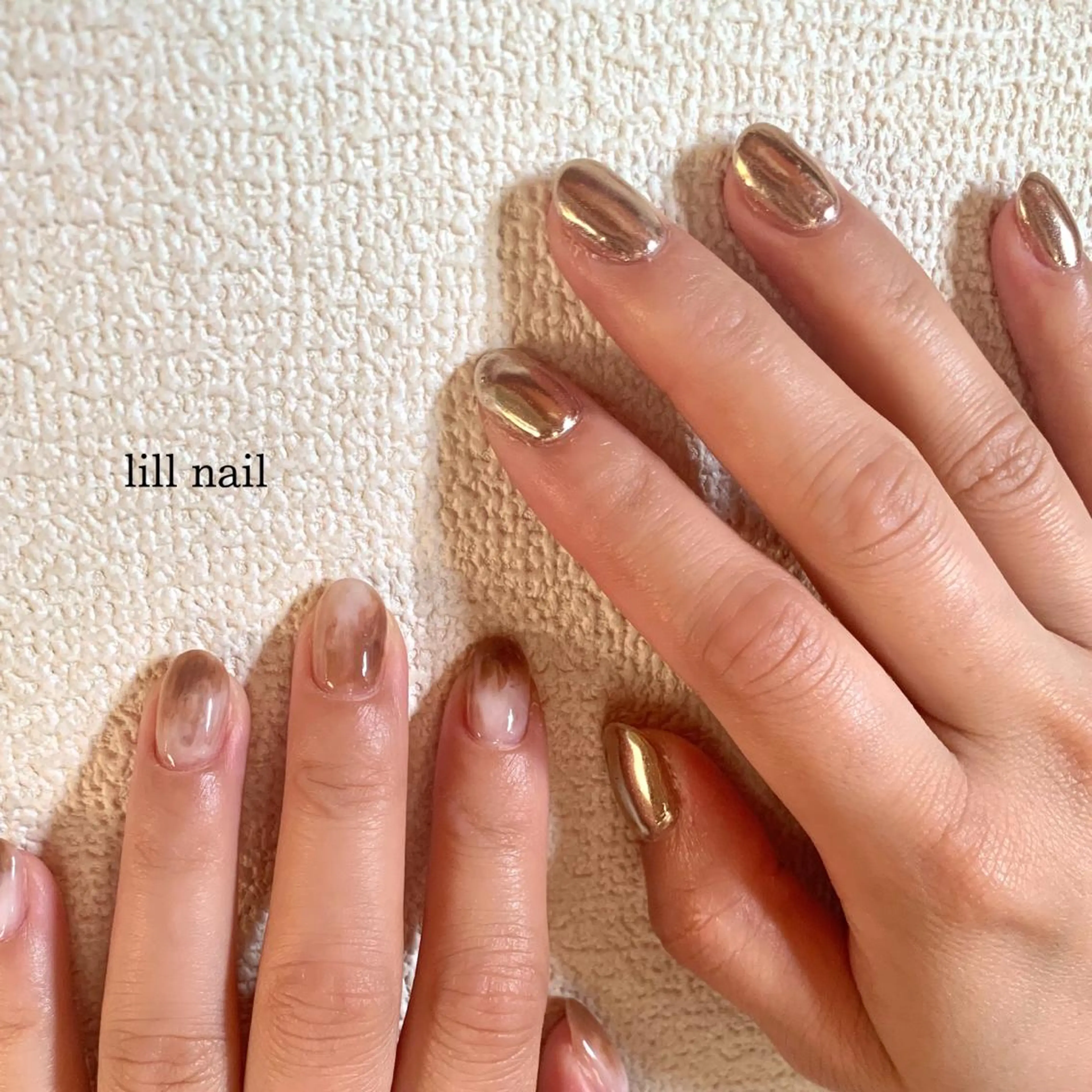 ミディアム pllia beautyのネイルデザイン