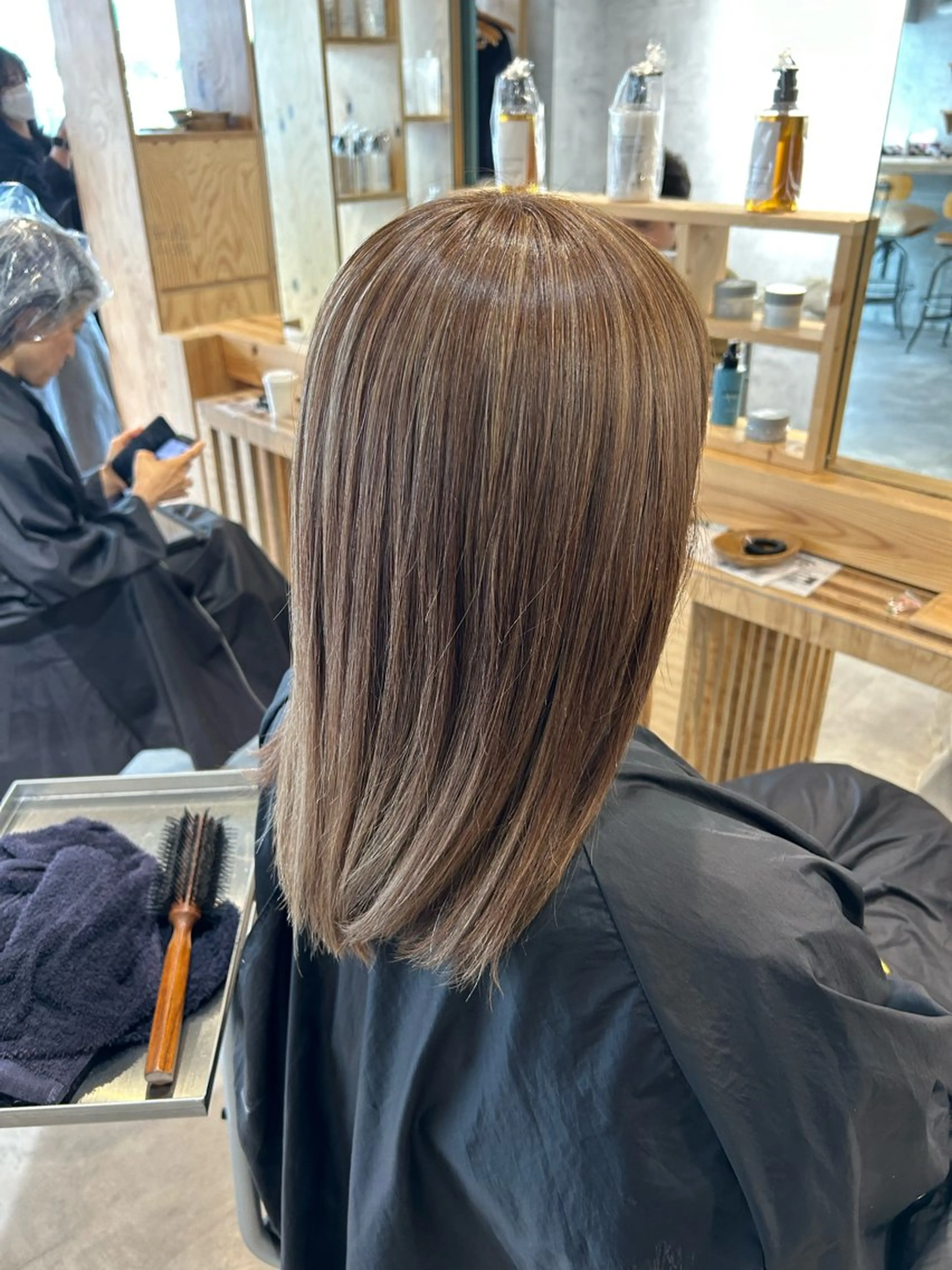 セミロング カラー ヘアカラー トリートメント Sia中野新橋 『JUNYA』のヘアスタイル