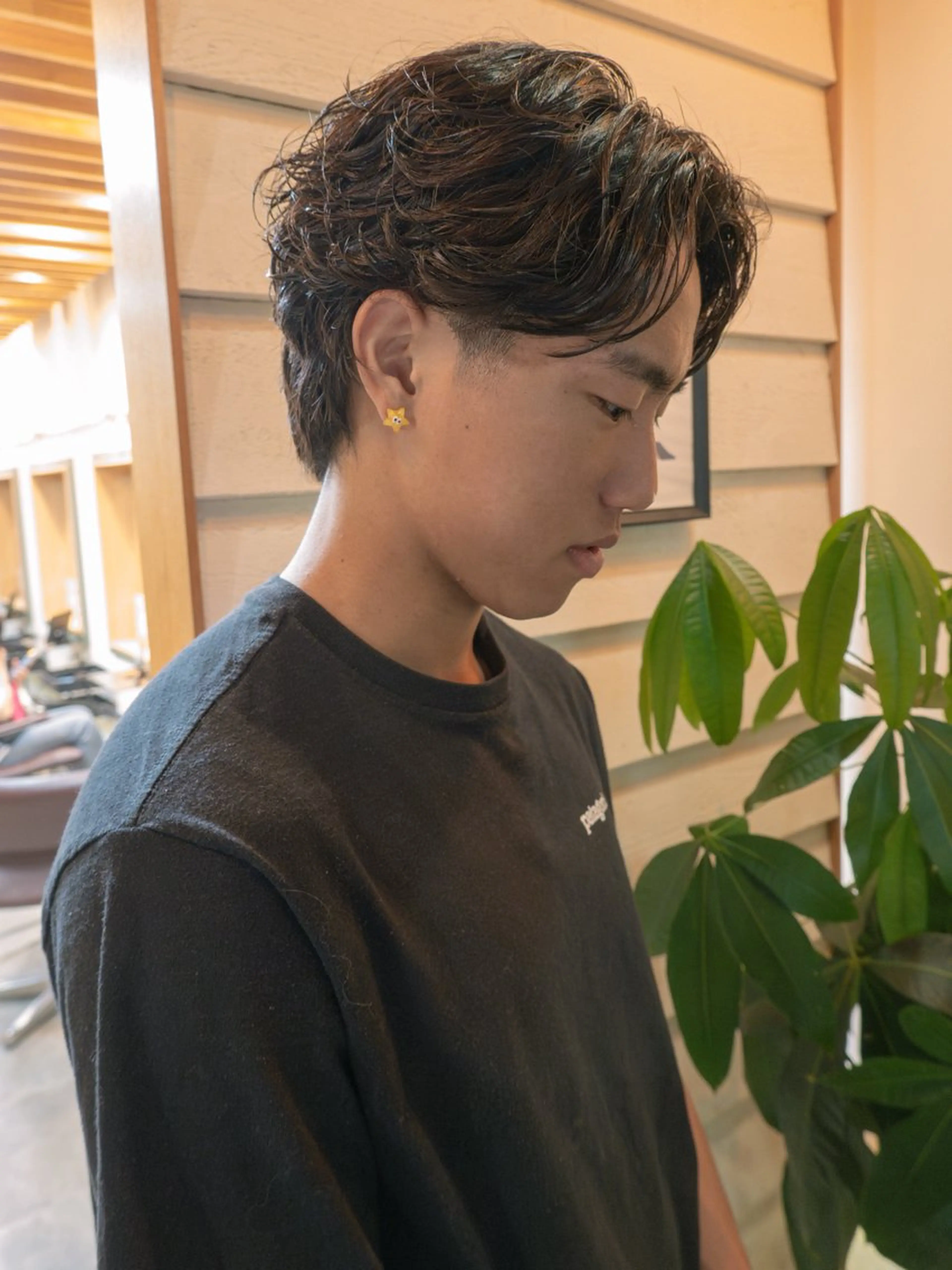 パーマ メンズ 【ボブ】縮毛矯正/ 船橋駅5分/鈴木杏美のヘアスタイル