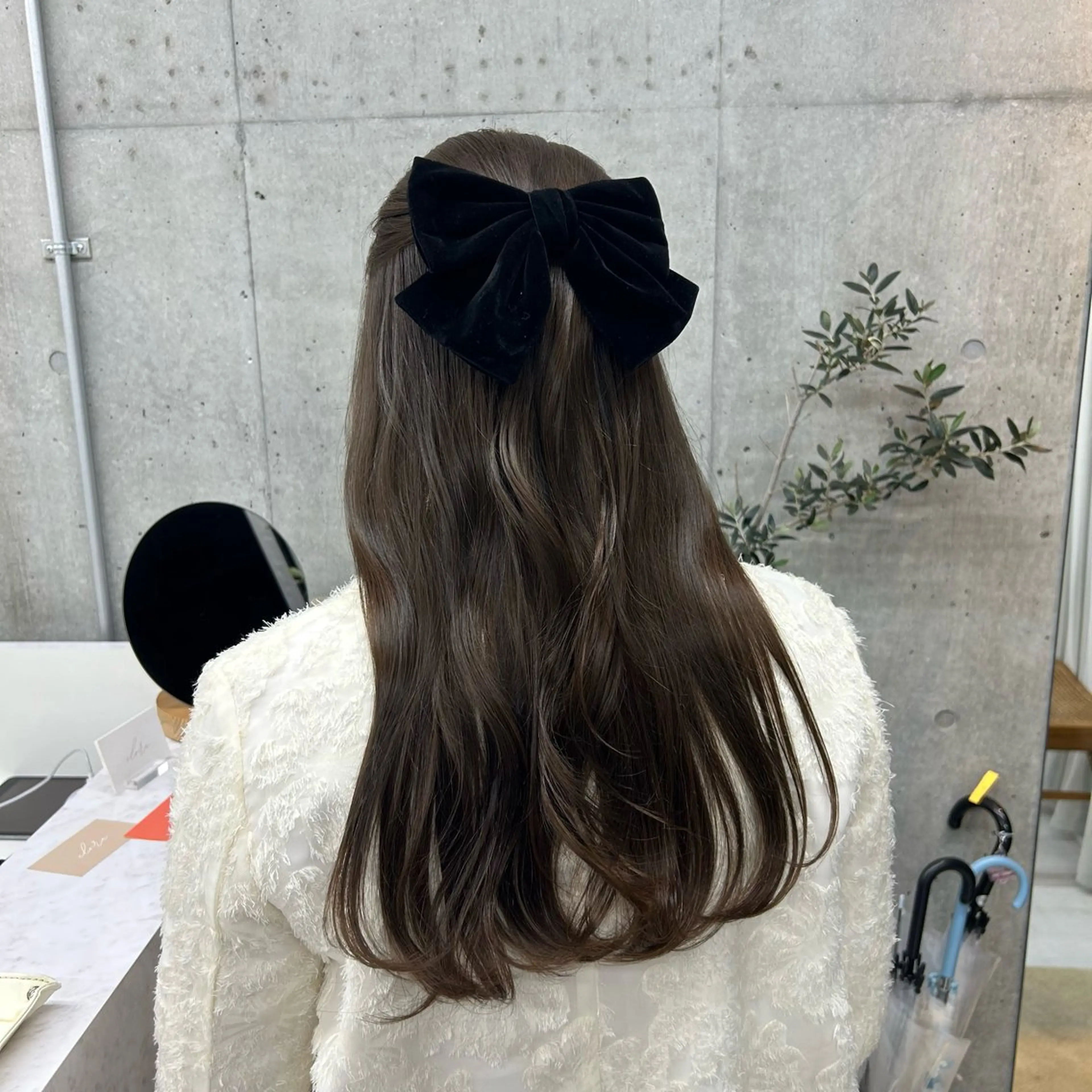 ロング ヘアカラー トリートメント LOE Yuuka/42🩵のヘアスタイル