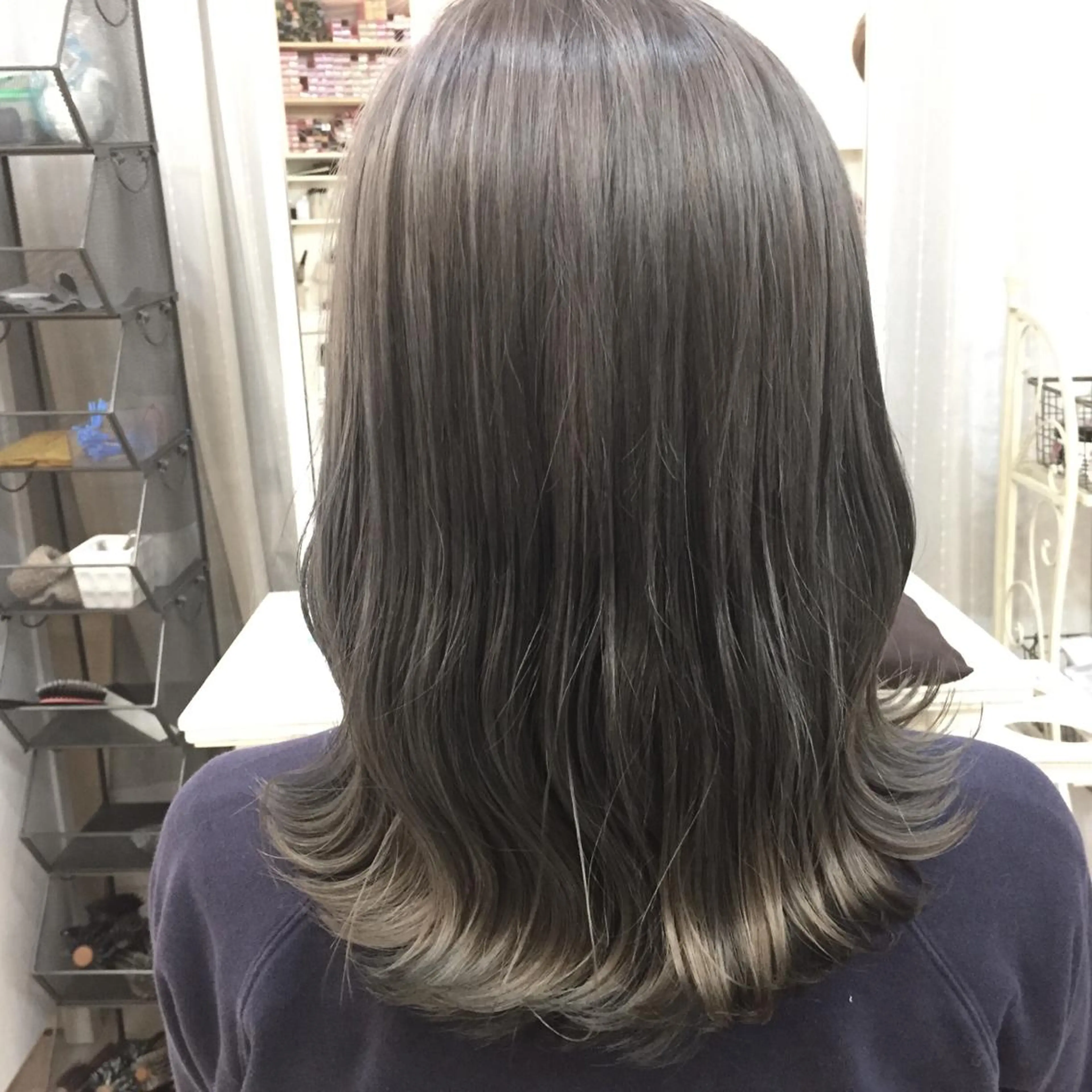 ショート ミディアム セミロング ロング カラー ブリーチ ブルーカラー ブルージュ 【代表】田川 祐也のヘアスタイル