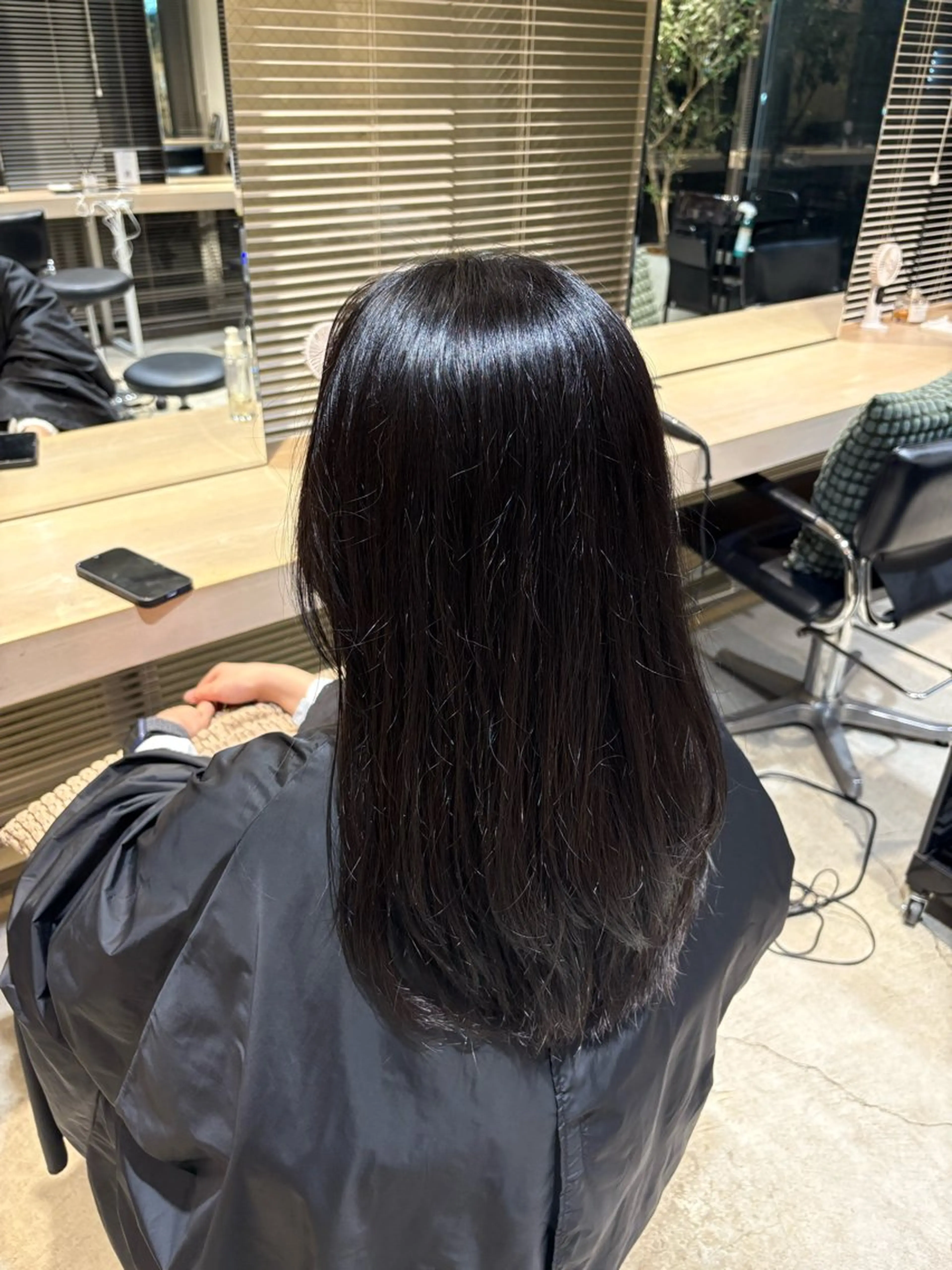 ロング パーマ ストレートパーマ 縮毛矯正 SHEA /縮毛矯正 イソダハルカのヘアスタイル