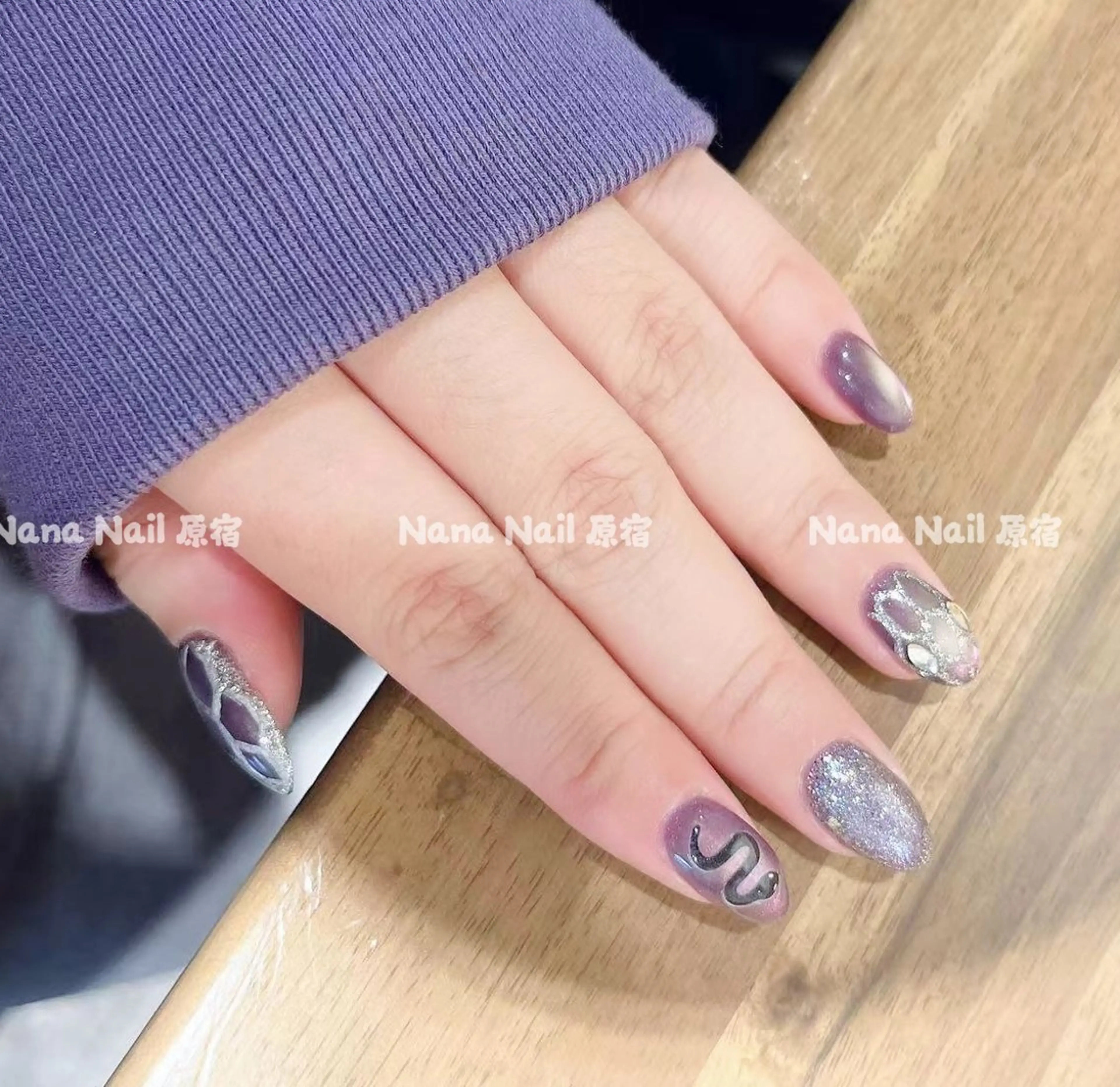 ネイル 持ち込み ハンドネイル Unicorn Nail原宿表参道のネイルデザイン