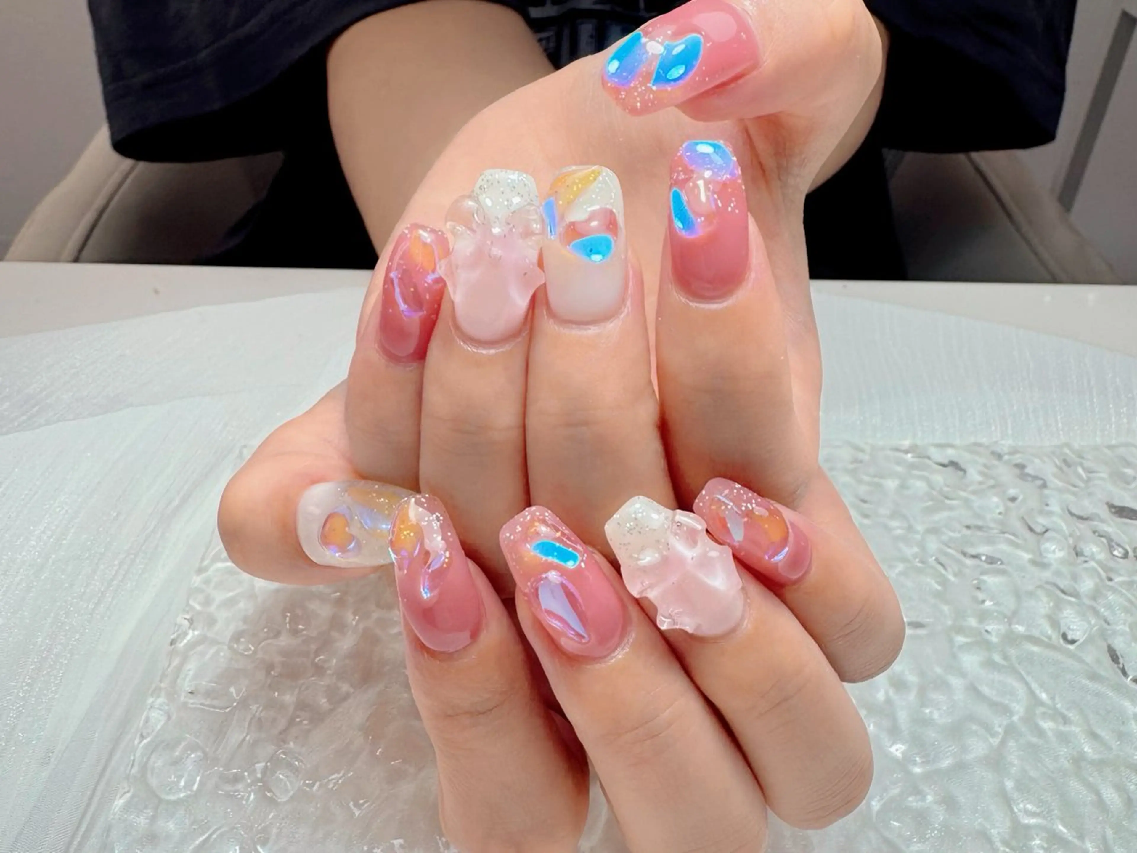 ネイル マジック ミラーのネイルデザイン