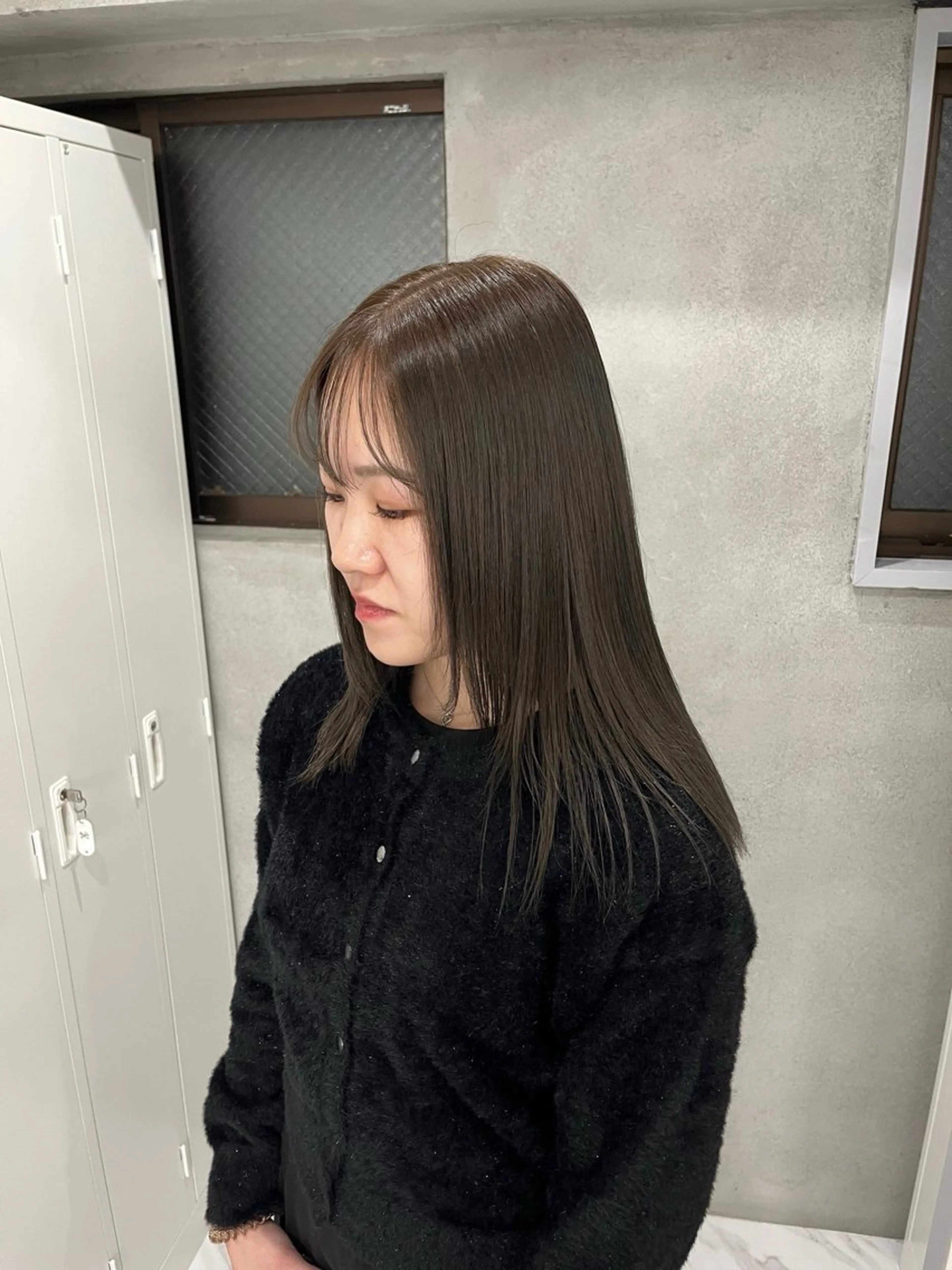 ヘアカラー sena⌇ベージュ⌇ ブリーチなしWカラーのヘアスタイル