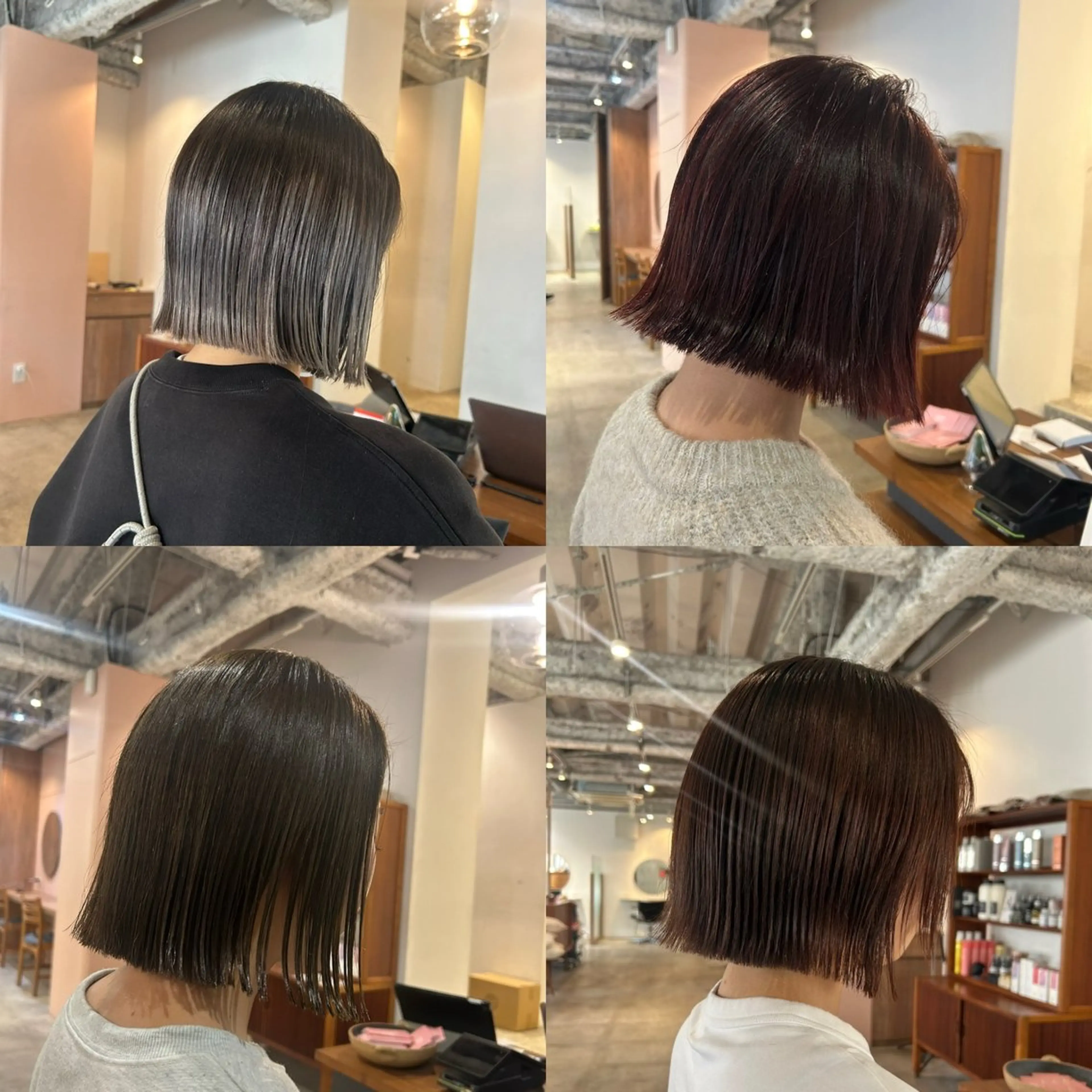 ミディアム カット 【🌈ボブ/縮毛矯正 /🌈】motoのヘアスタイル