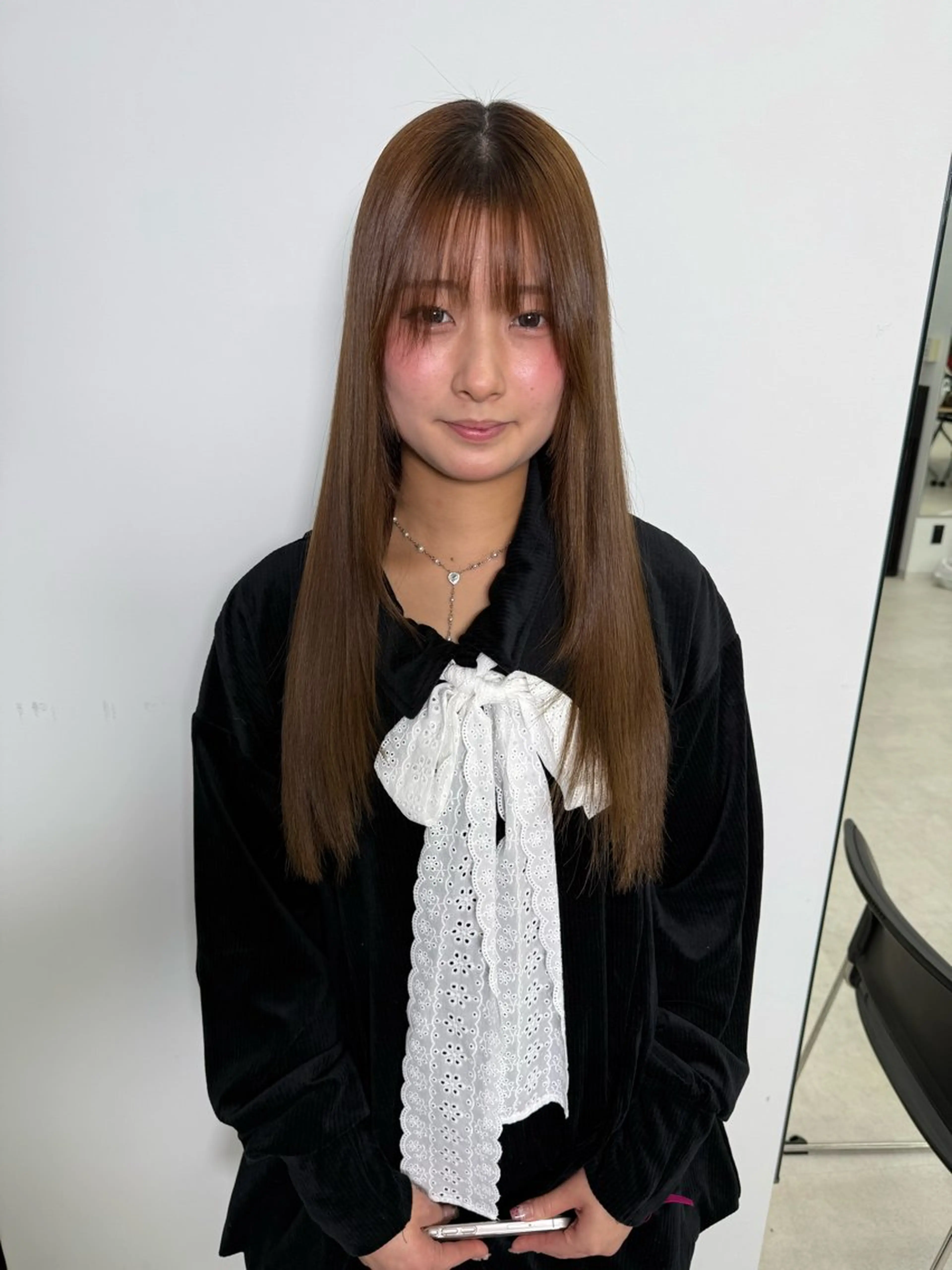 ロング 川岸 絆那のヘアスタイル