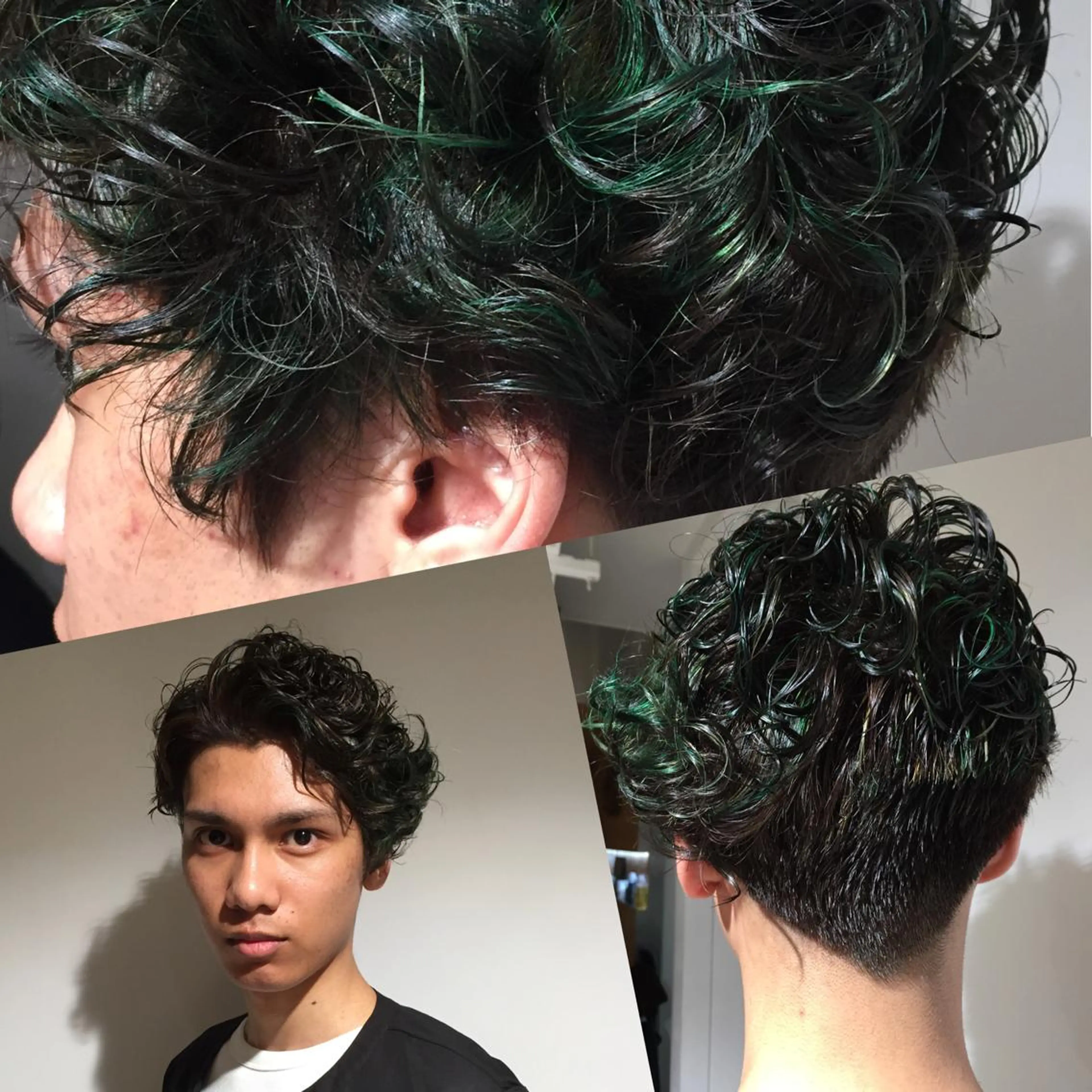カラー パーマ メンズ ✨デザインカラー✨ ハイトーン　森貴章のヘアスタイル