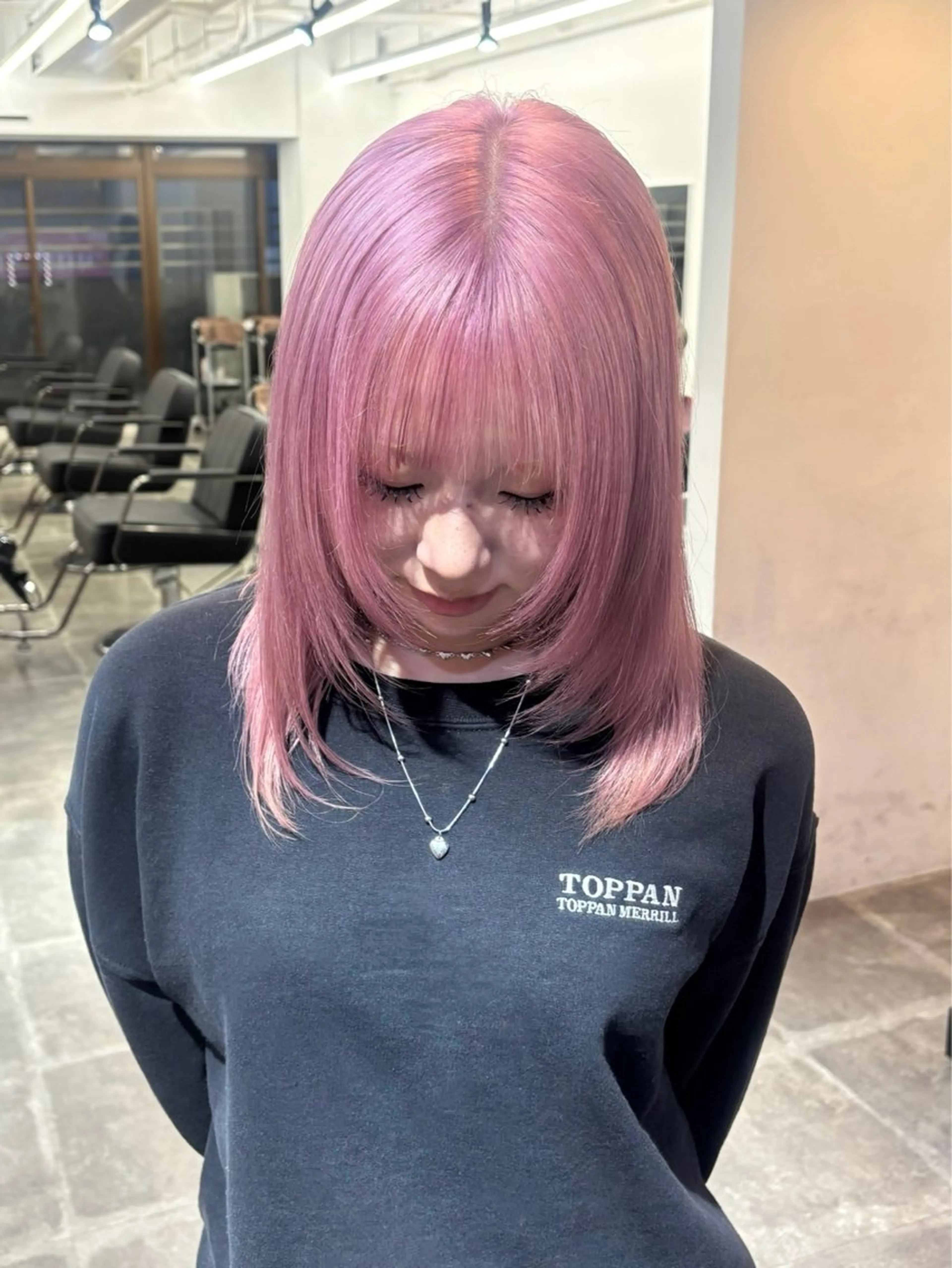 カラー PELE sakae みあのヘアスタイル