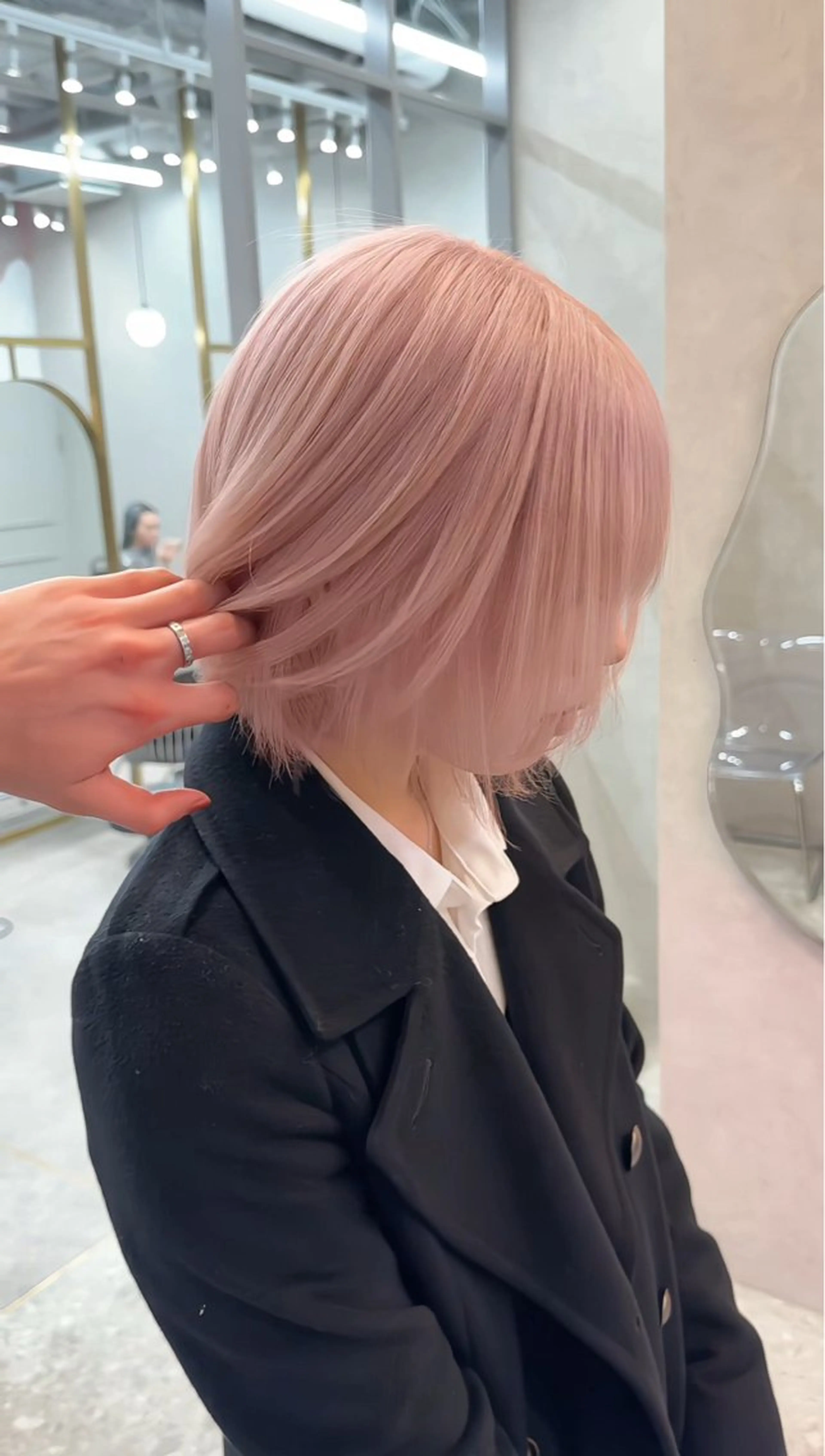 ミディアム トリートメント ヘアカラー 💎kyohei／ 透明感カラー💎のヘアスタイル