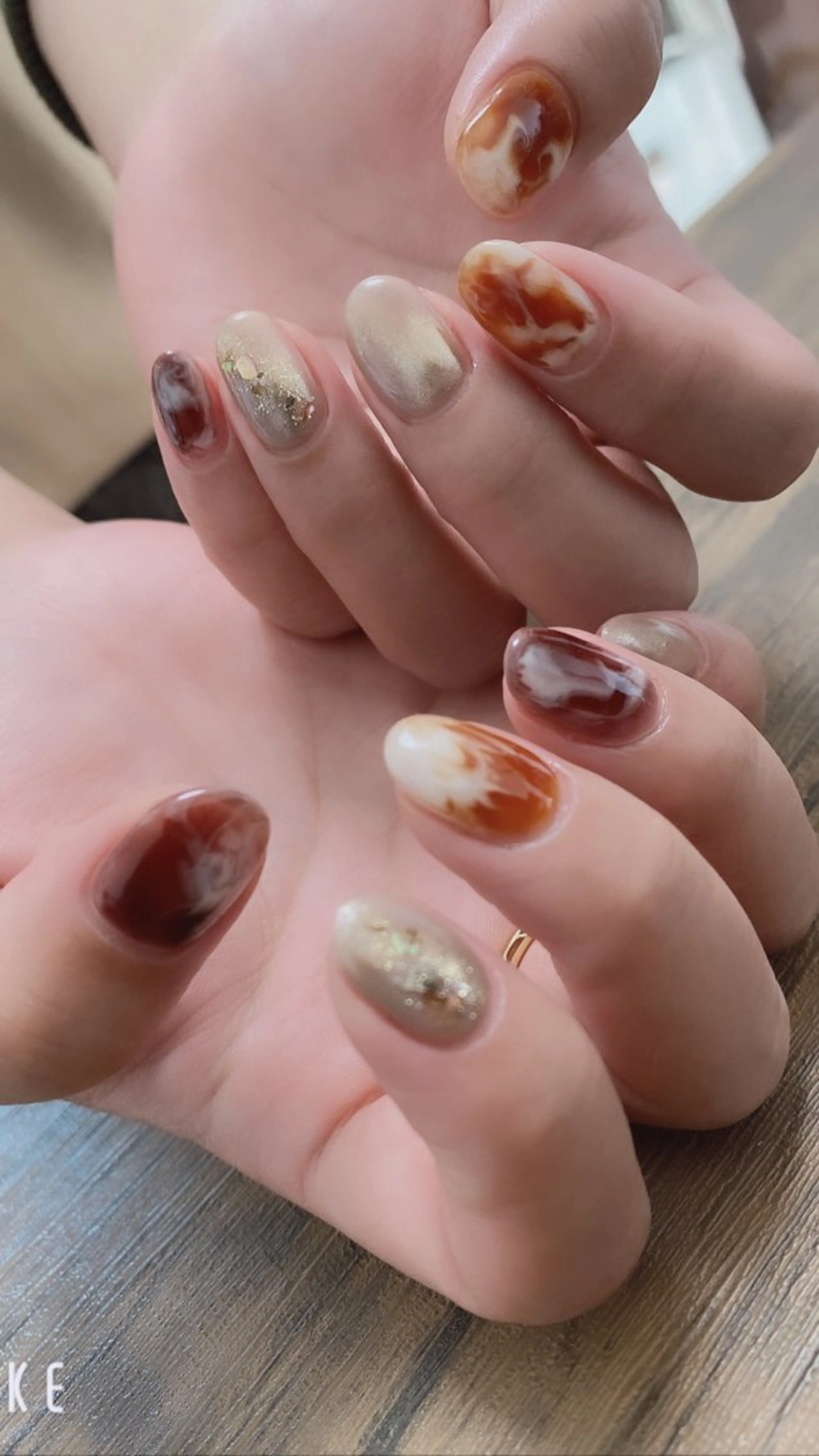 ネイル ハンドネイル 小倉 梨衣那のネイルデザイン