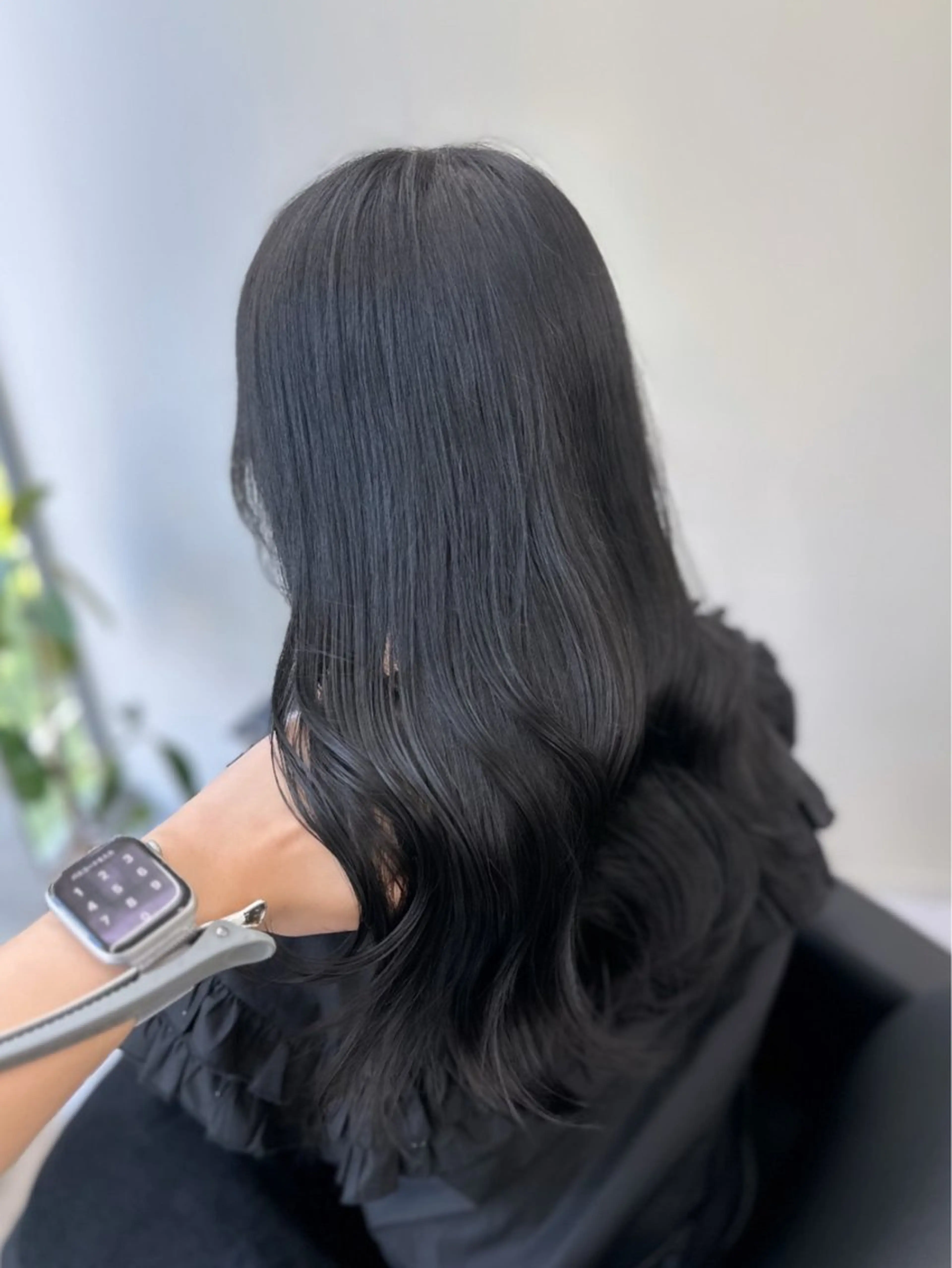 セミロング カラー カット ヘアカラー 縮毛矯正/艶カラー /髪質改善/なんばのヘアスタイル