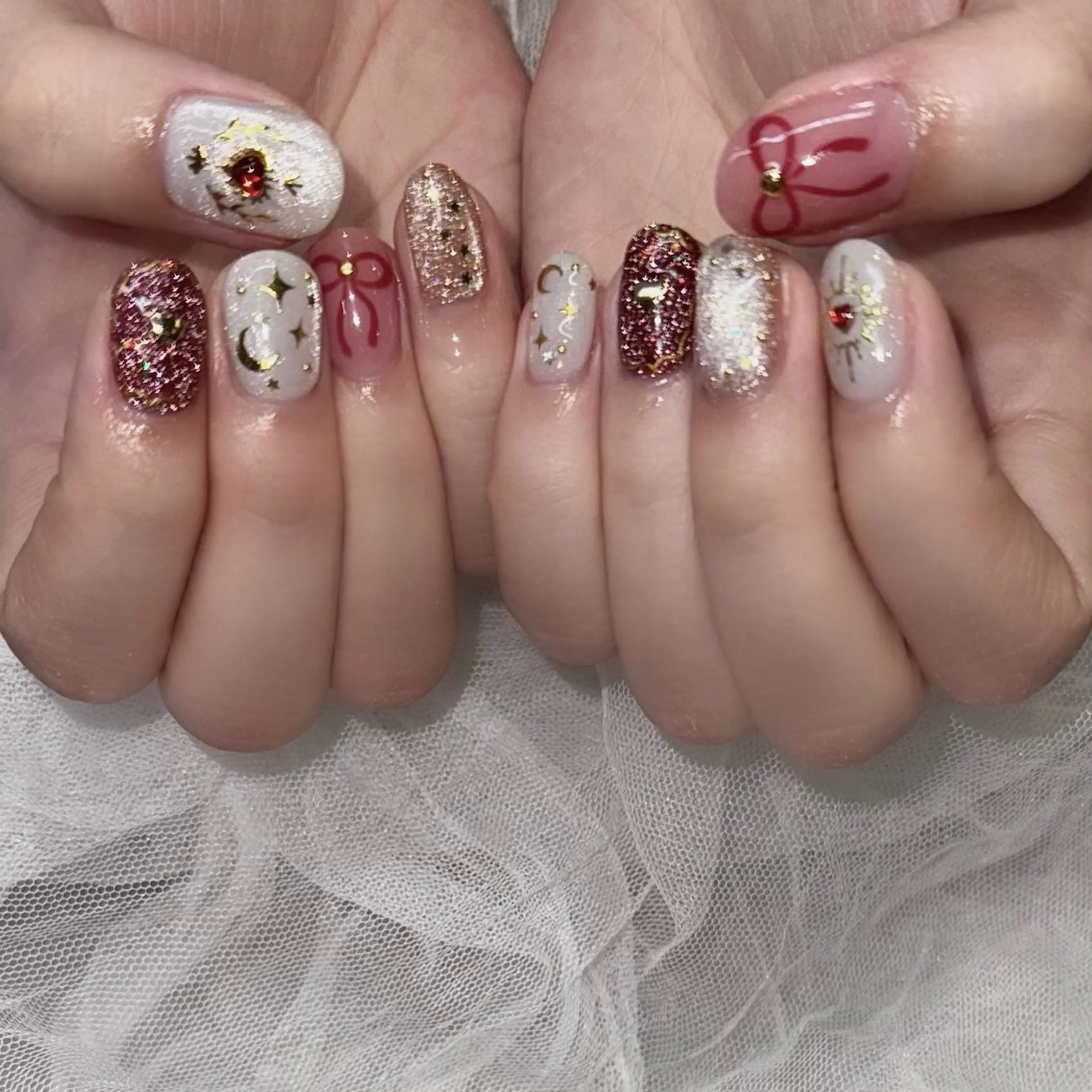 ネイル ハンドネイル 新井 ひなののネイルデザイン