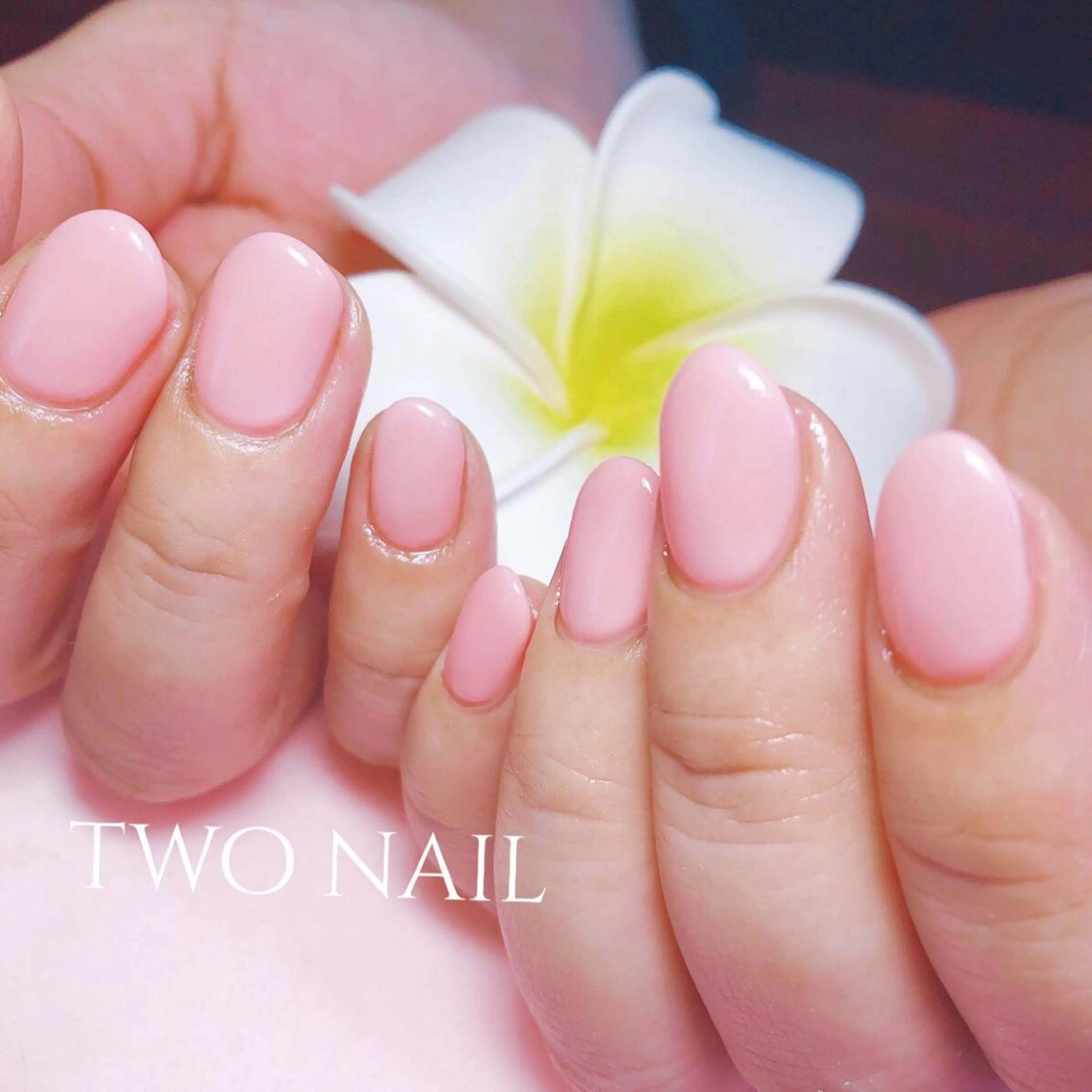 ネイル ワンカラーネイル two nailのネイルデザイン