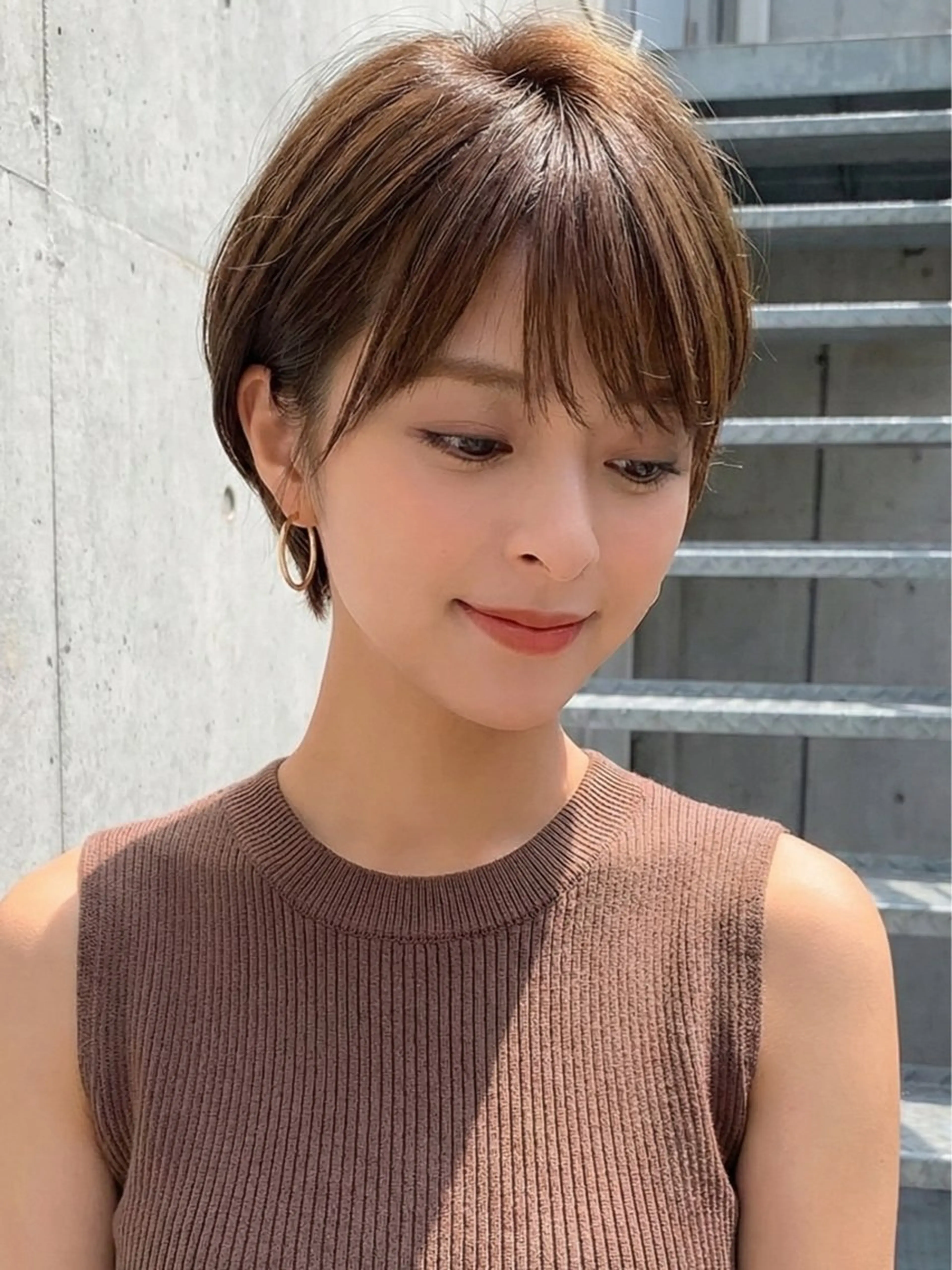 ショート カット トリートメント 【Rowel】 大野　虹歩のヘアスタイル