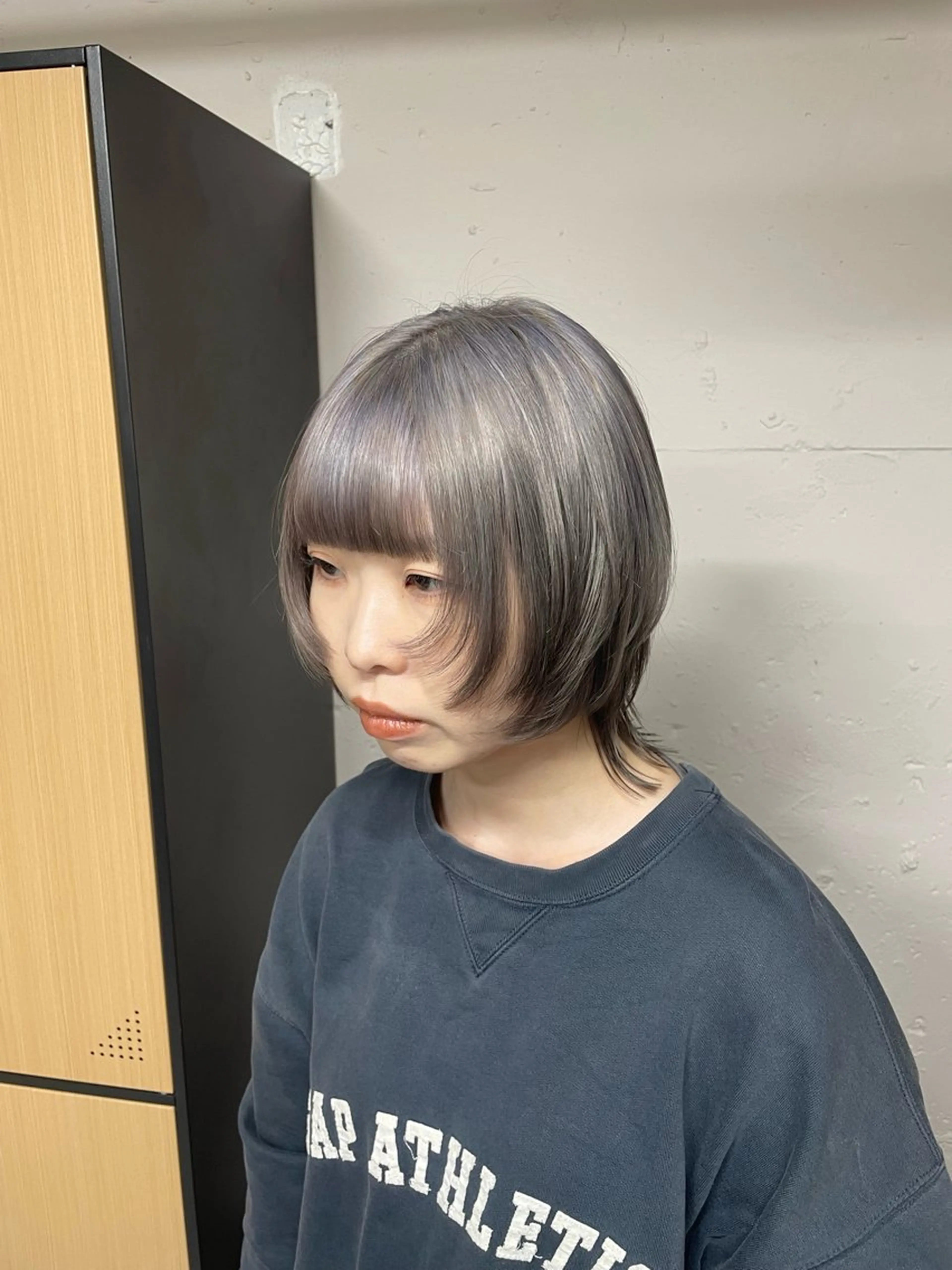 ショート ヘアカラー トリートメント tokute 中野真咲🐺のヘアスタイル