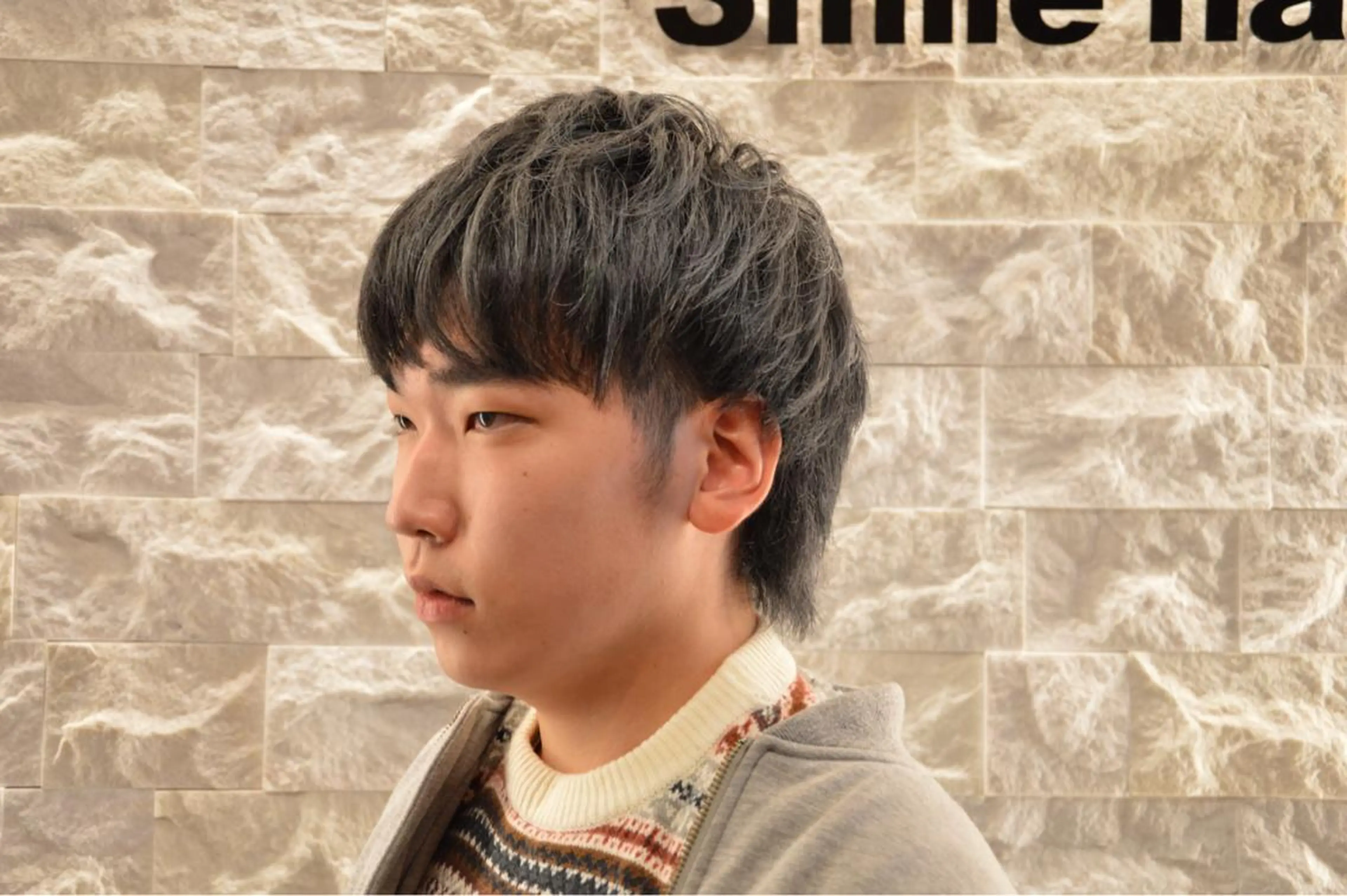 ショート メンズ 刈り上げ メンズウルフカット ウルフカット 福留 叶太のヘアスタイル