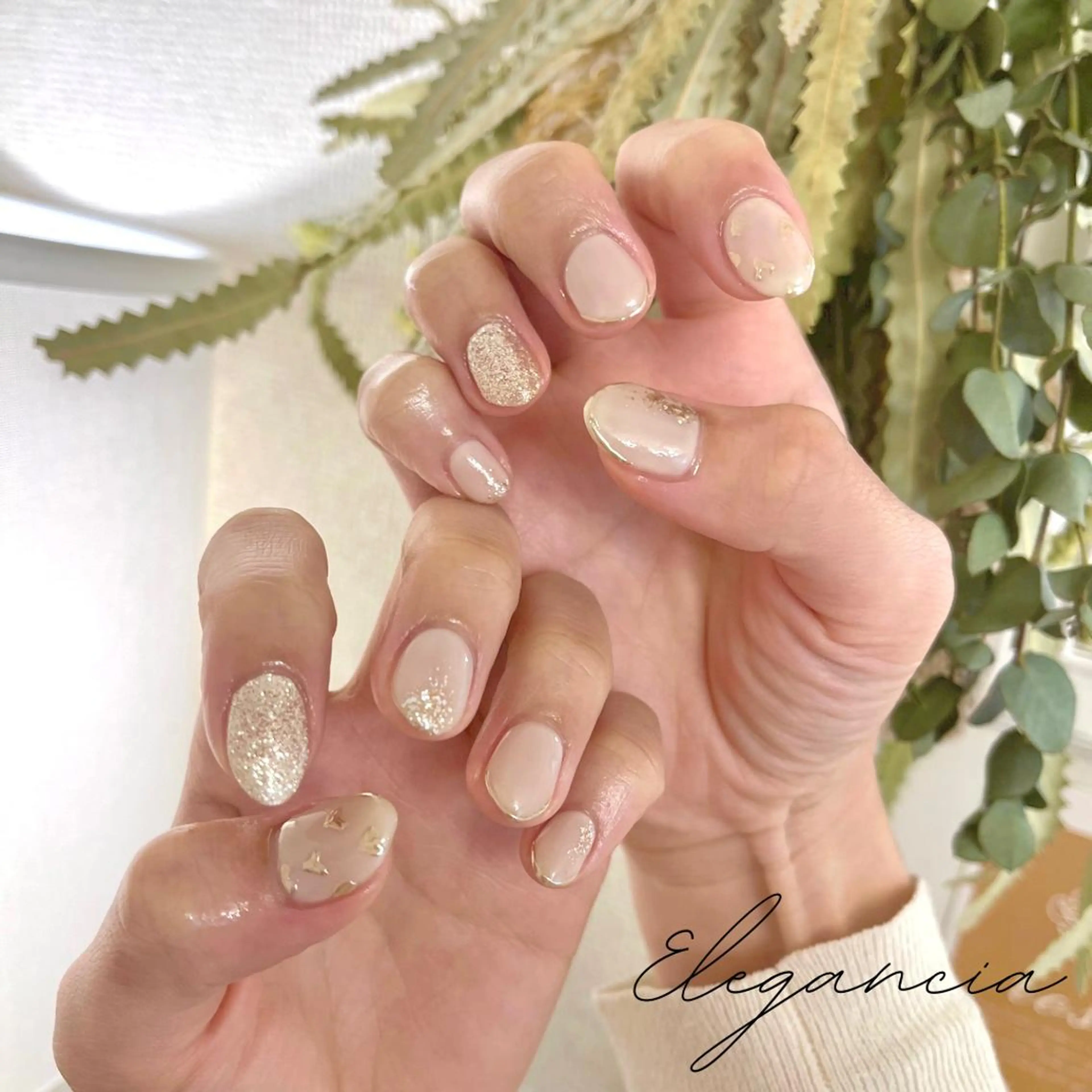 カラー ネイル ハンドネイル Elegancia. Hiromiのネイルデザイン