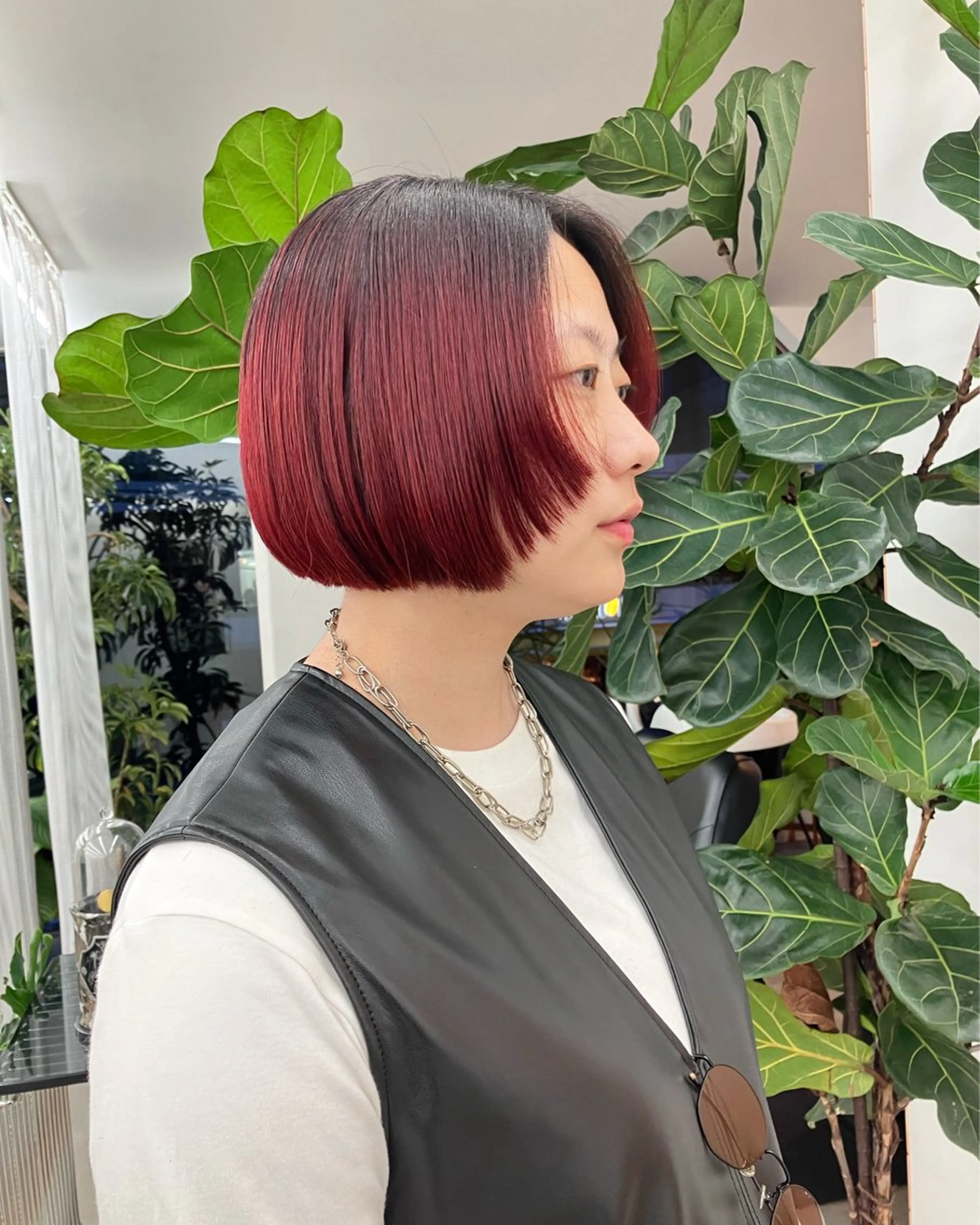 ショート カラー ムード造るハイトーン ケアブリーチ/ユウキのヘアスタイル