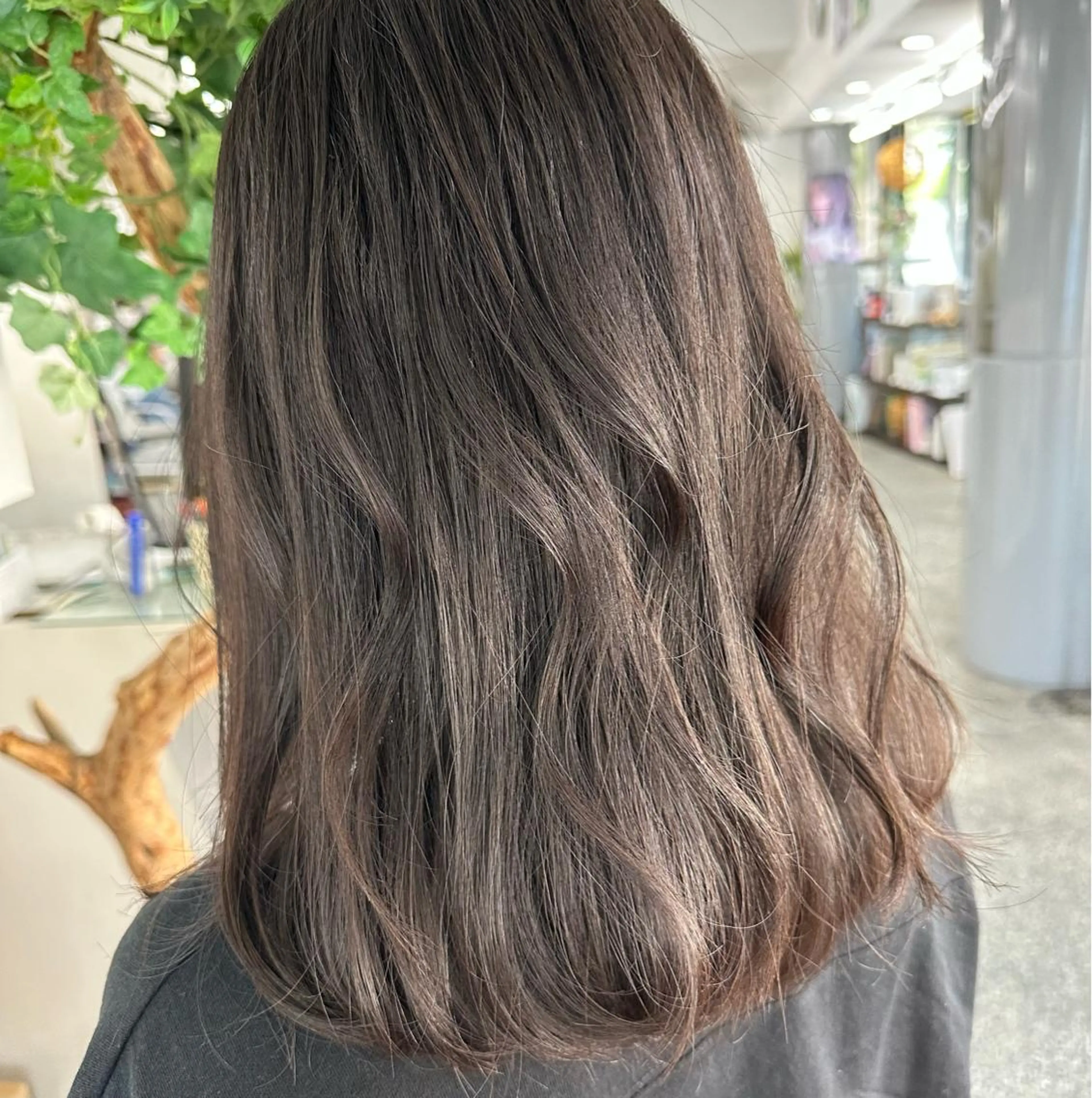 セミロング 那須 颯太のヘアスタイル