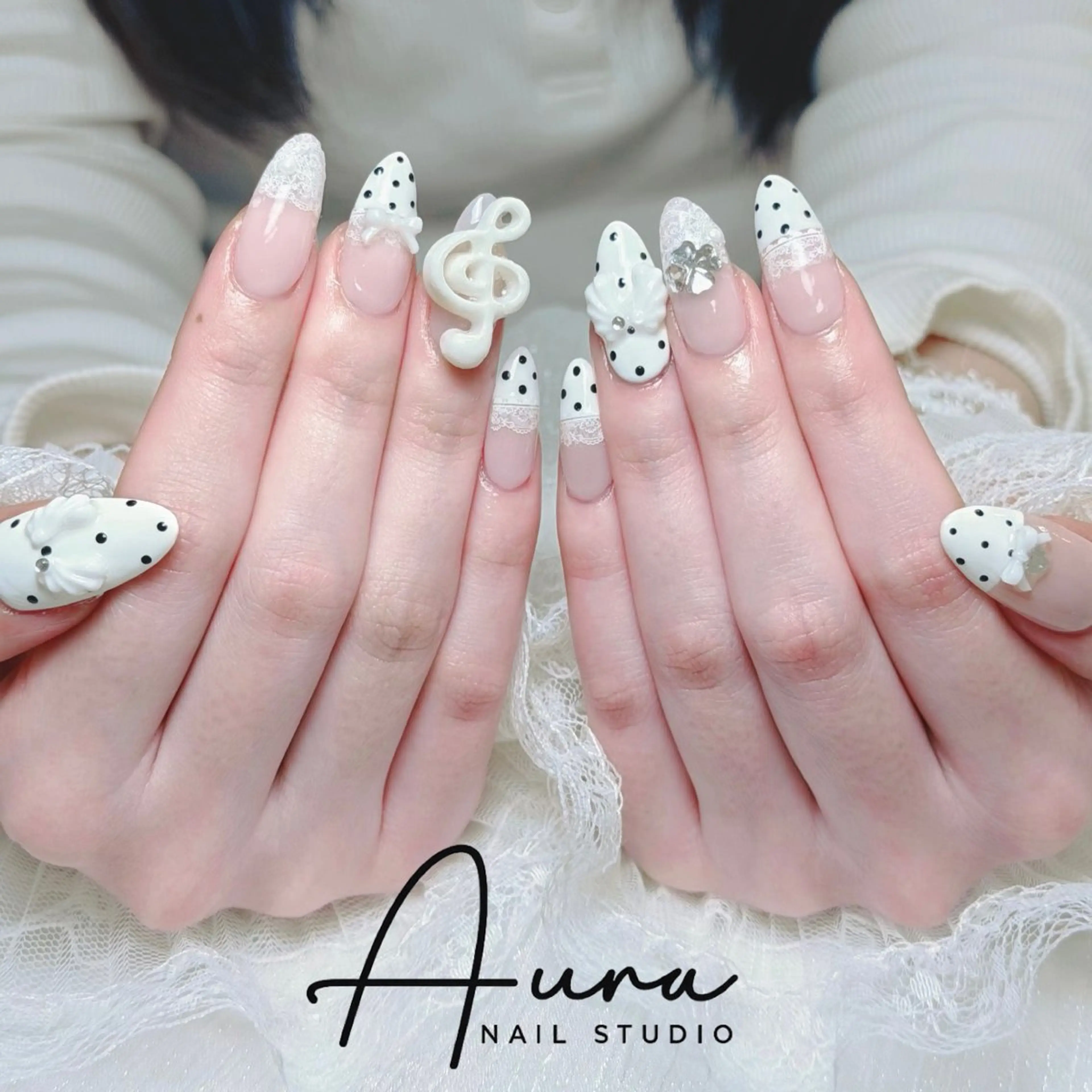 ネイル ハンドネイル Aura Nail HanNaのネイルデザイン