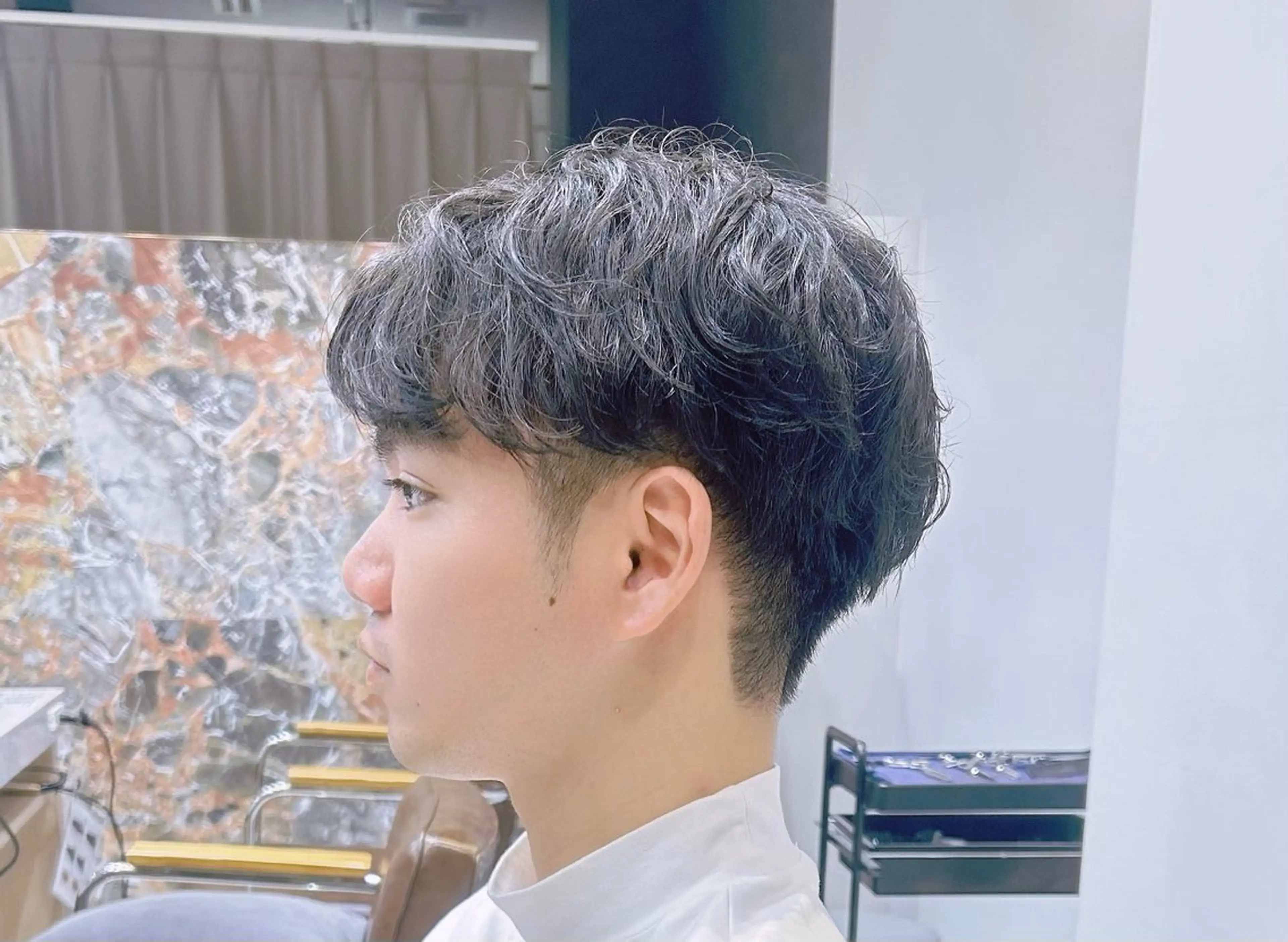 パーマ メンズ calna by ELMO  上ノ井のヘアスタイル